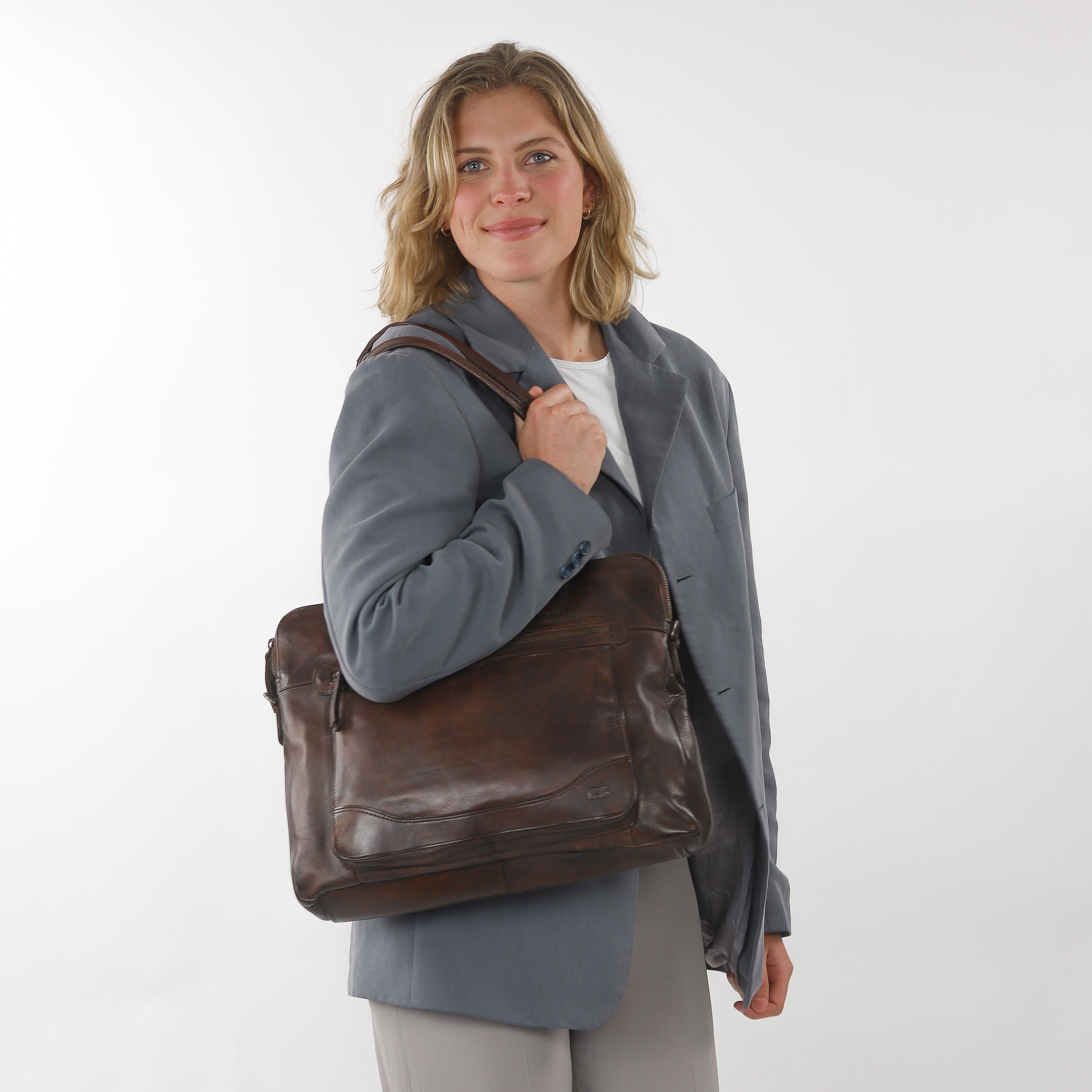 Hand/shoulder bag 'Lia' black