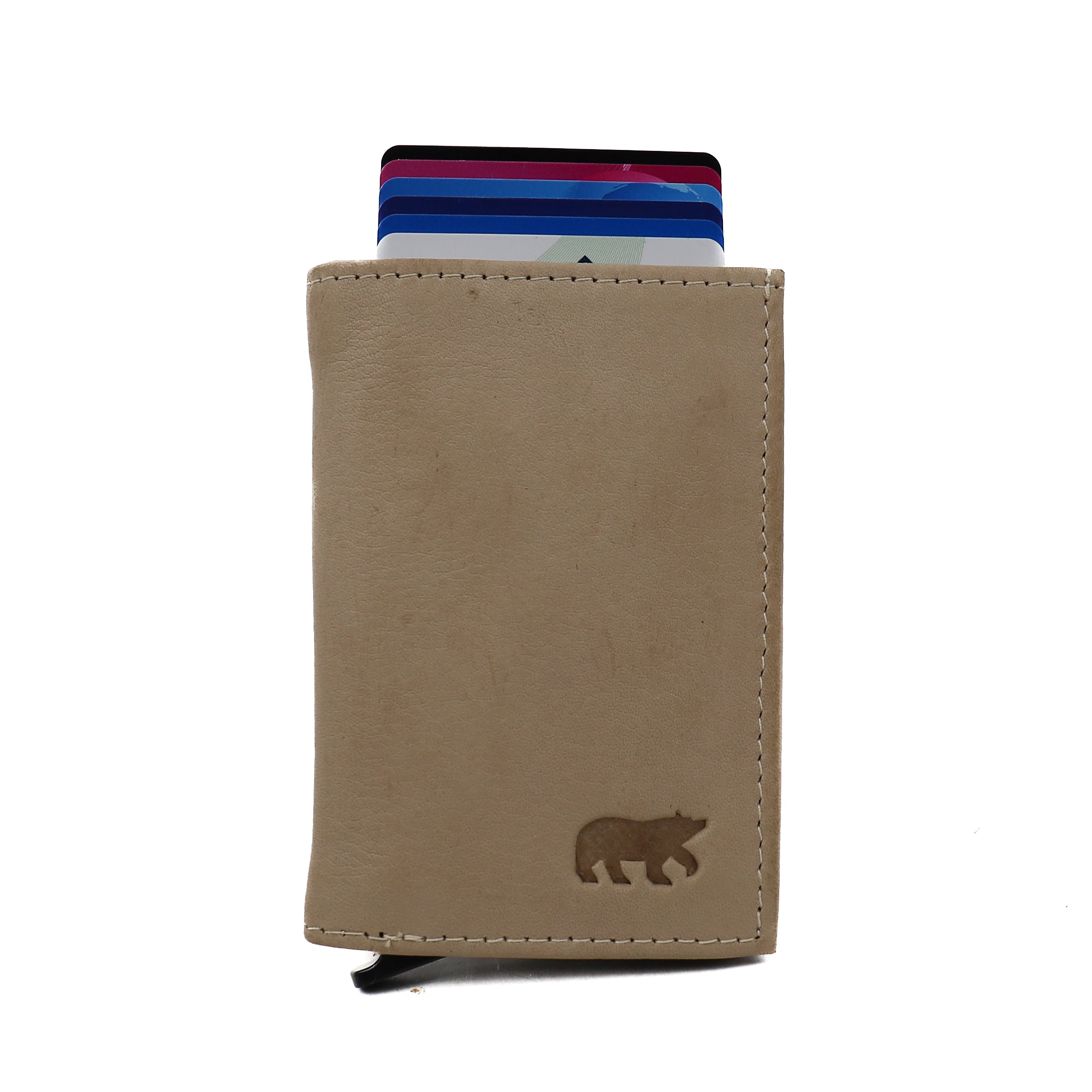 Card holder 'Frits' feather