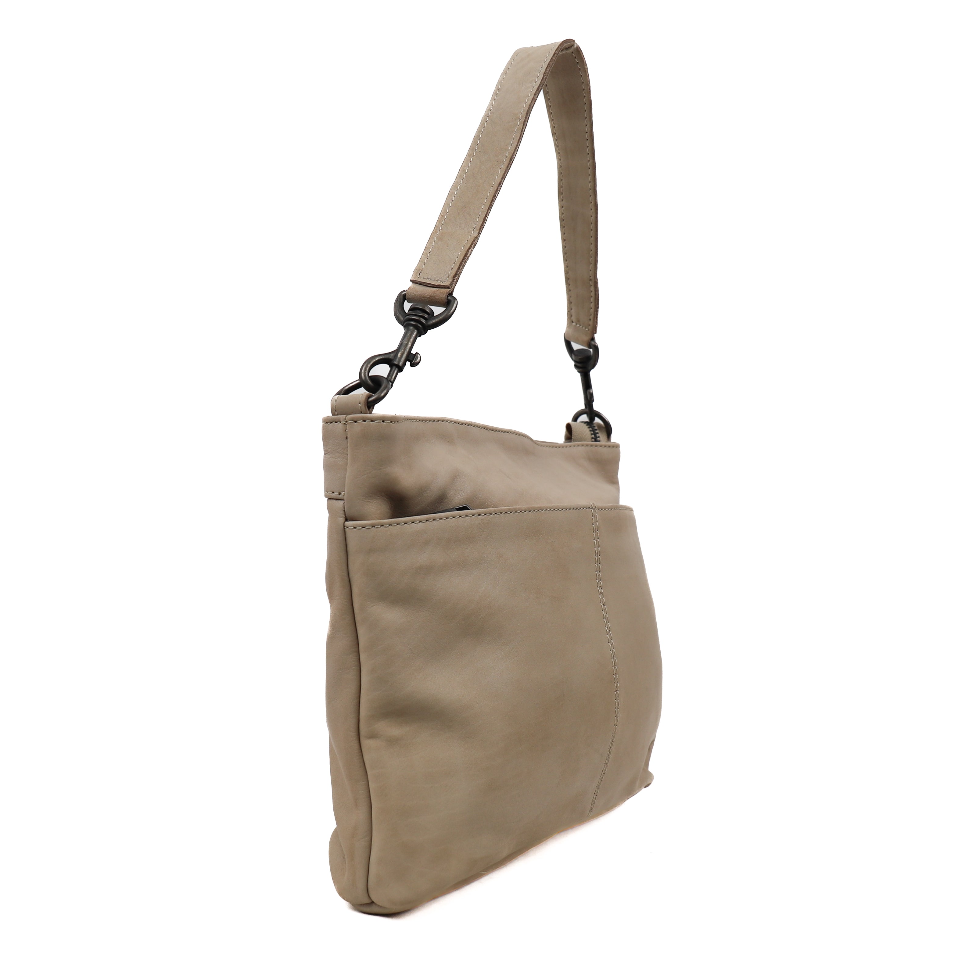 Hand/shoulder bag 'Angelica' feather