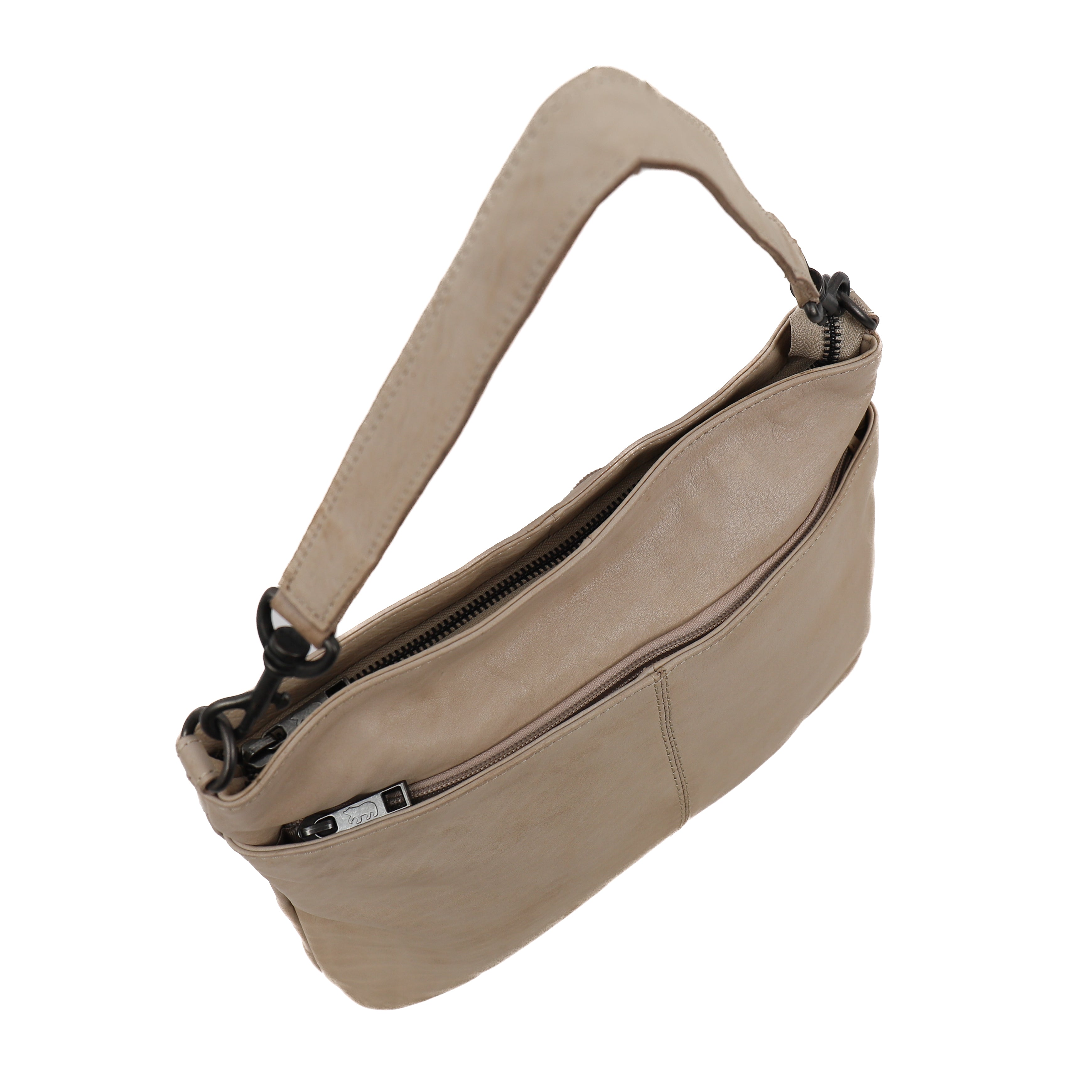 Hand/shoulder bag 'Angelica' feather