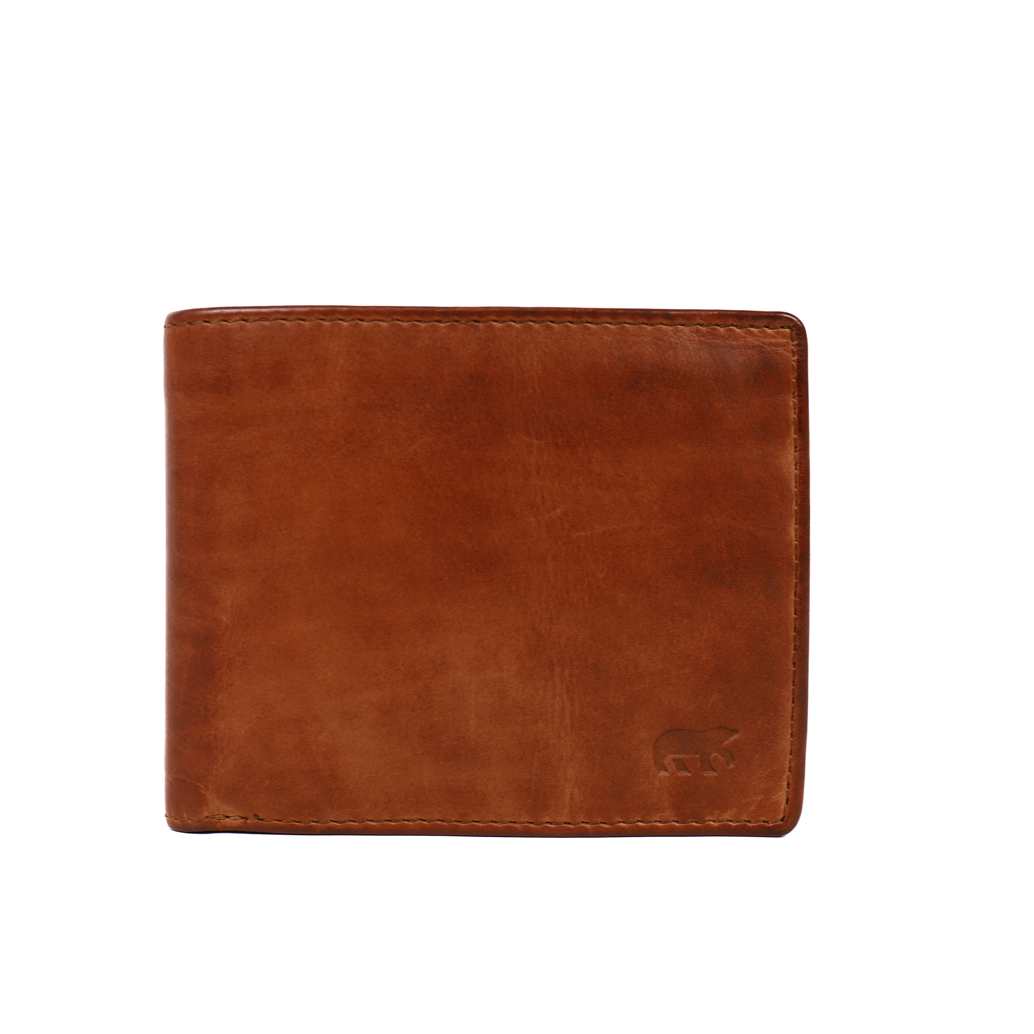 Heren portemonnee/billfold 'Fabian' cognac