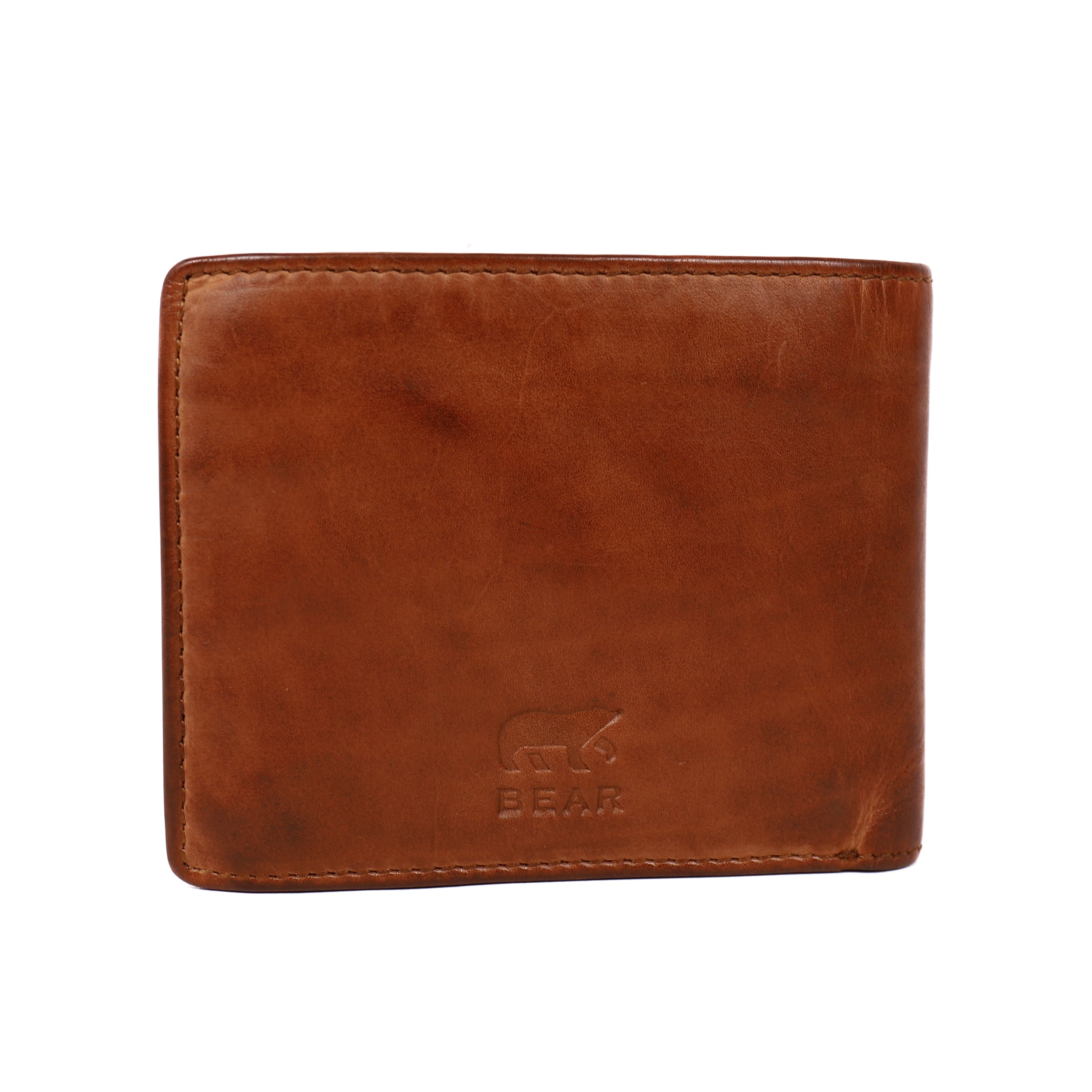 Heren portemonnee/billfold 'Fabian' cognac
