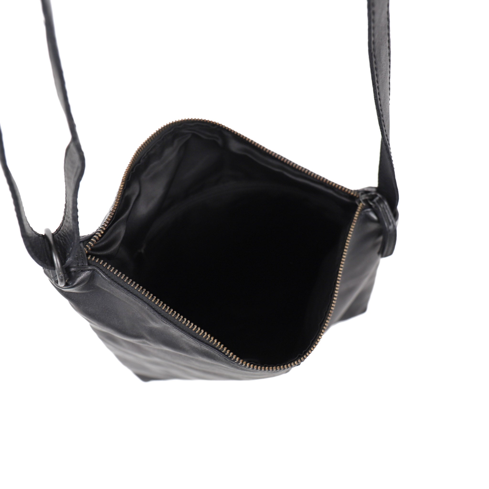 Asymmetric pouch bag 'Jeanine' black