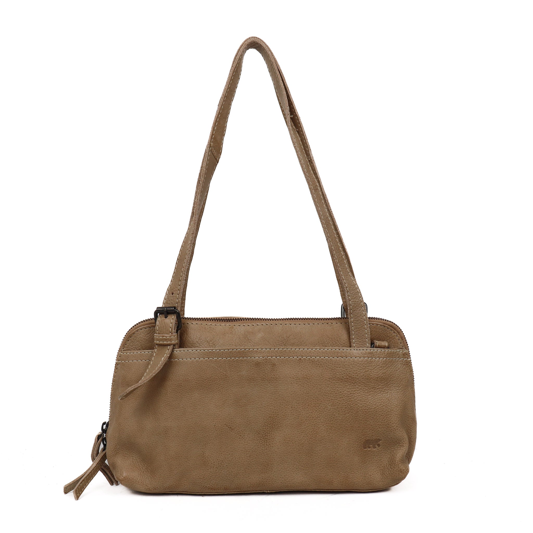 Hand/shoulder bag 'Daphne' beige