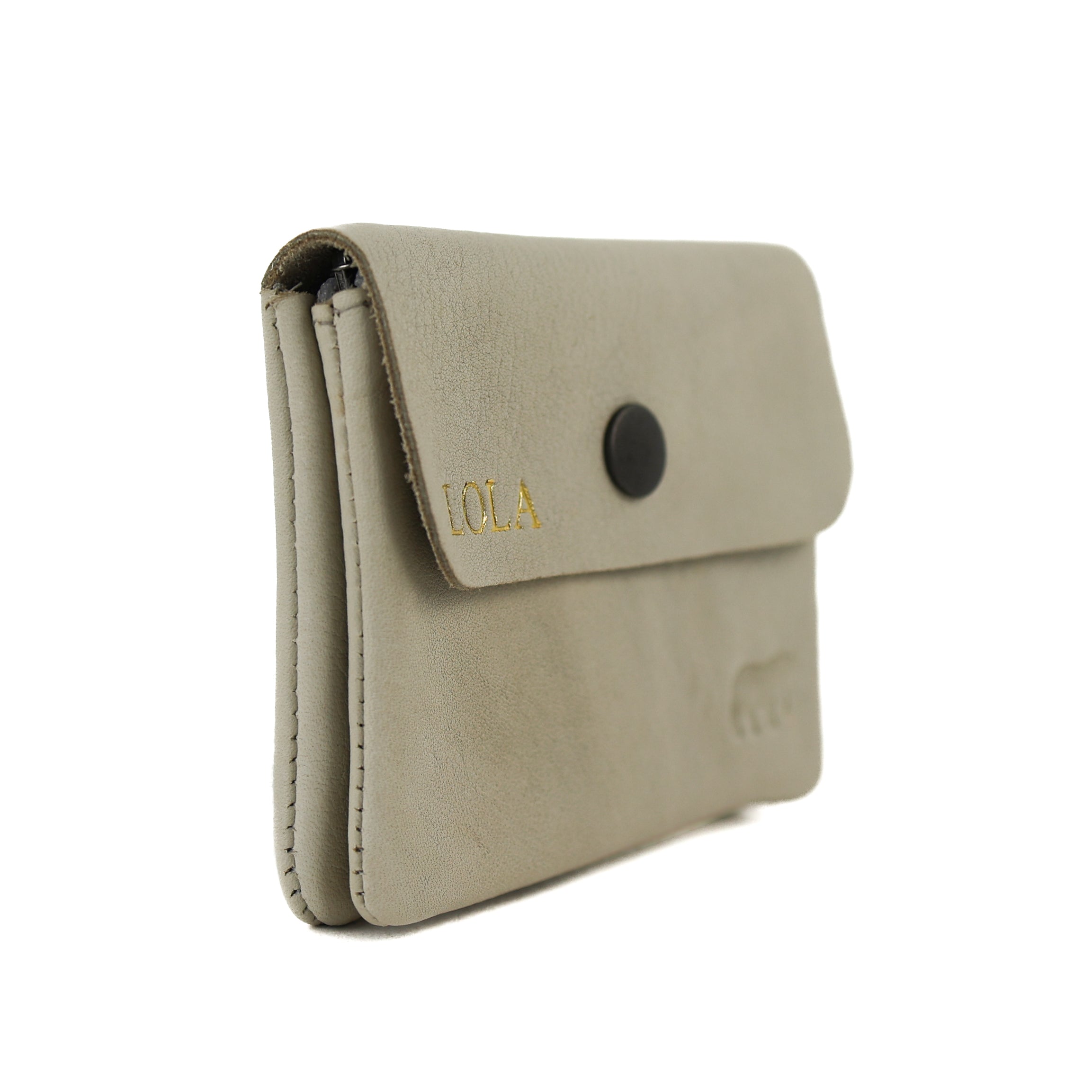 Customizable wallet 'Pietje' feather