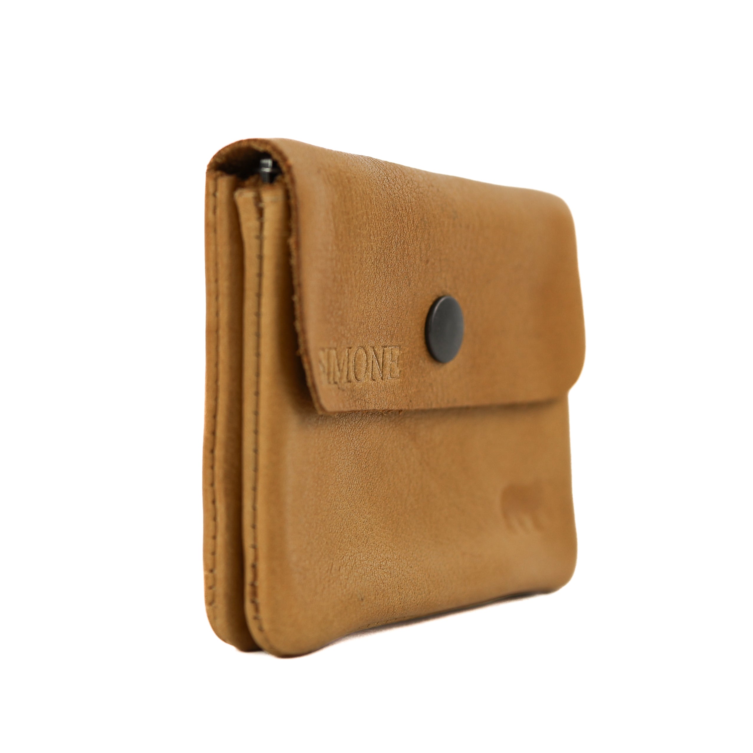 Customizable wallet 'Pietje' yellow
