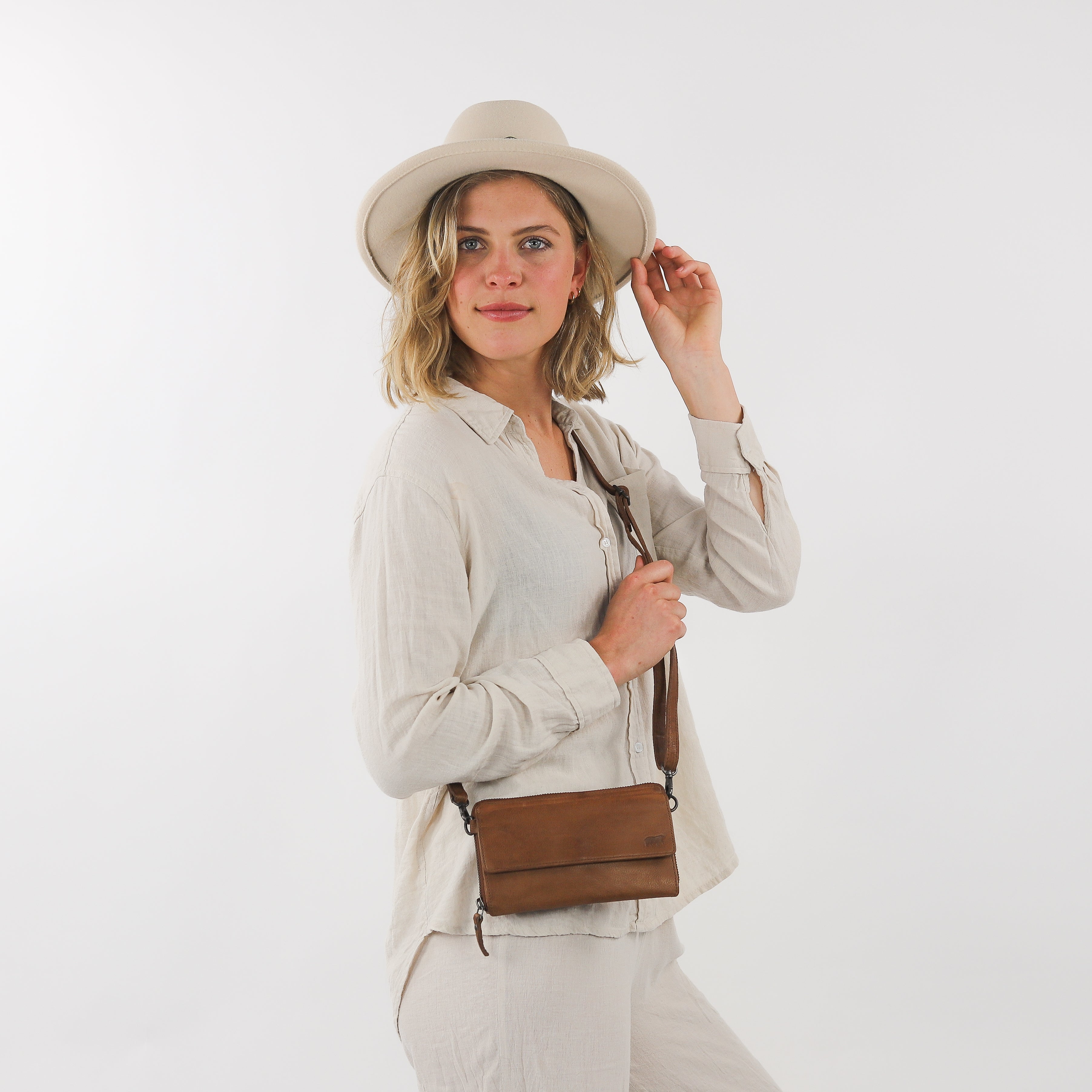 Telefoontasje 'Lilian' zwart