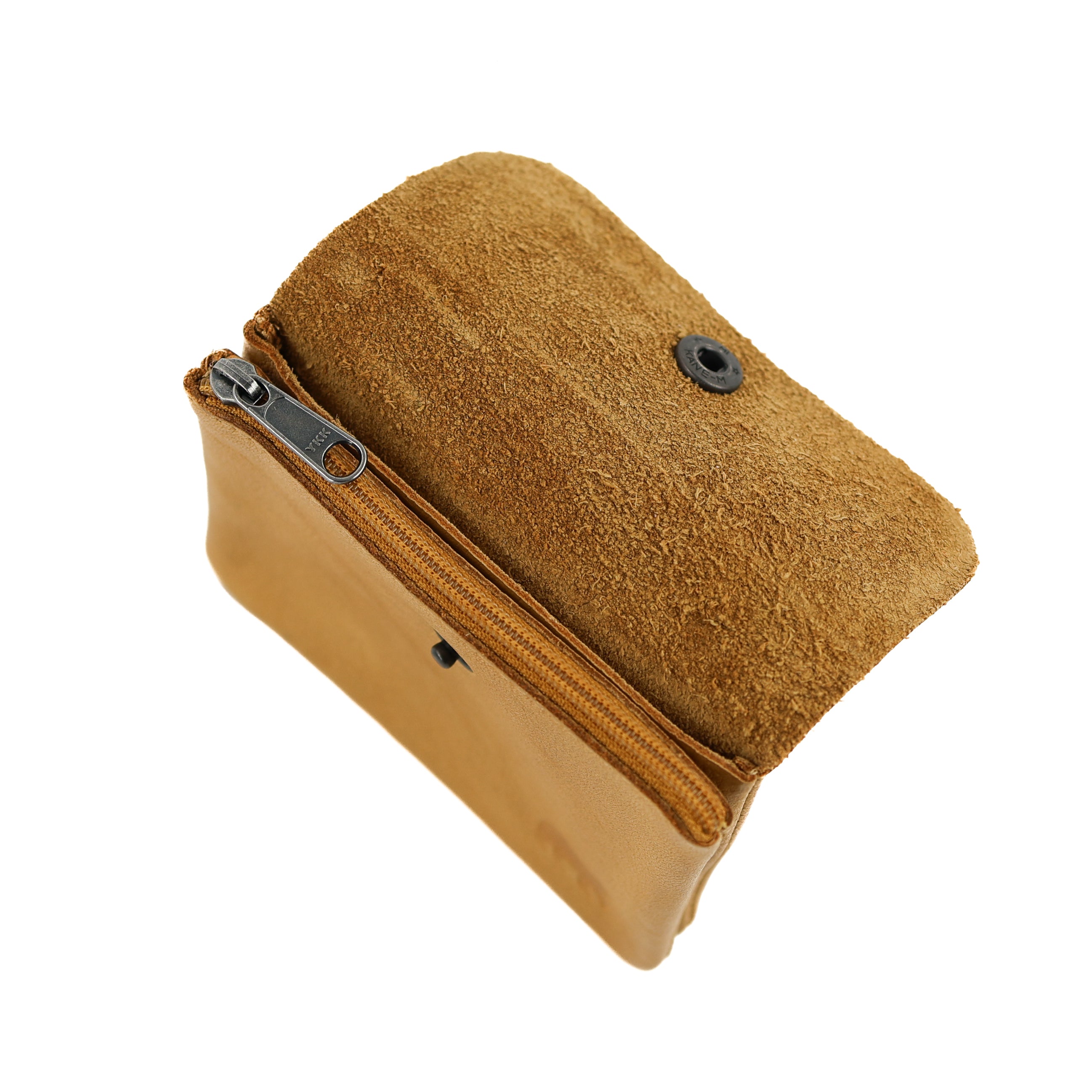 Customizable wallet 'Pietje' yellow