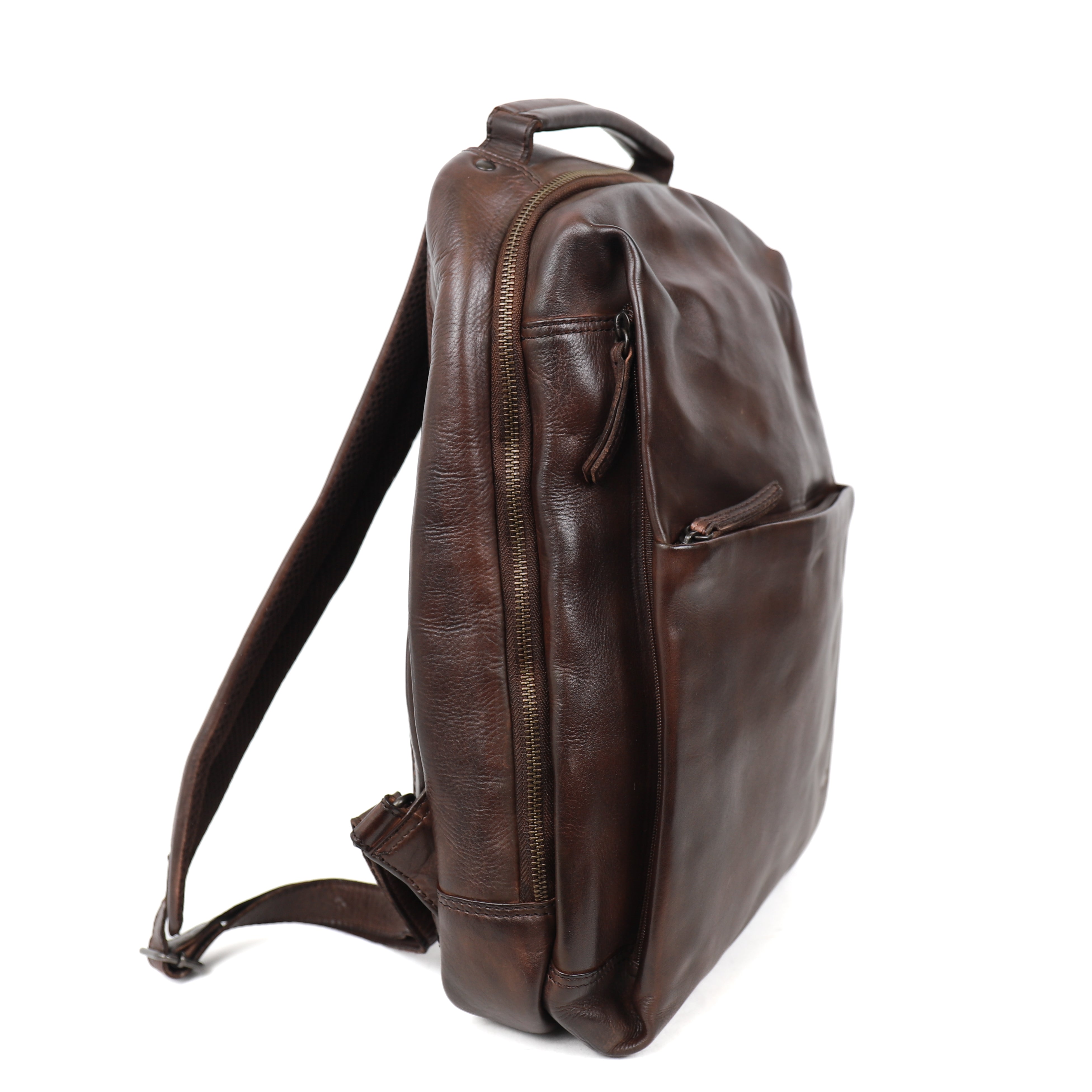Laptop backpack 'Mathijs' dark brown