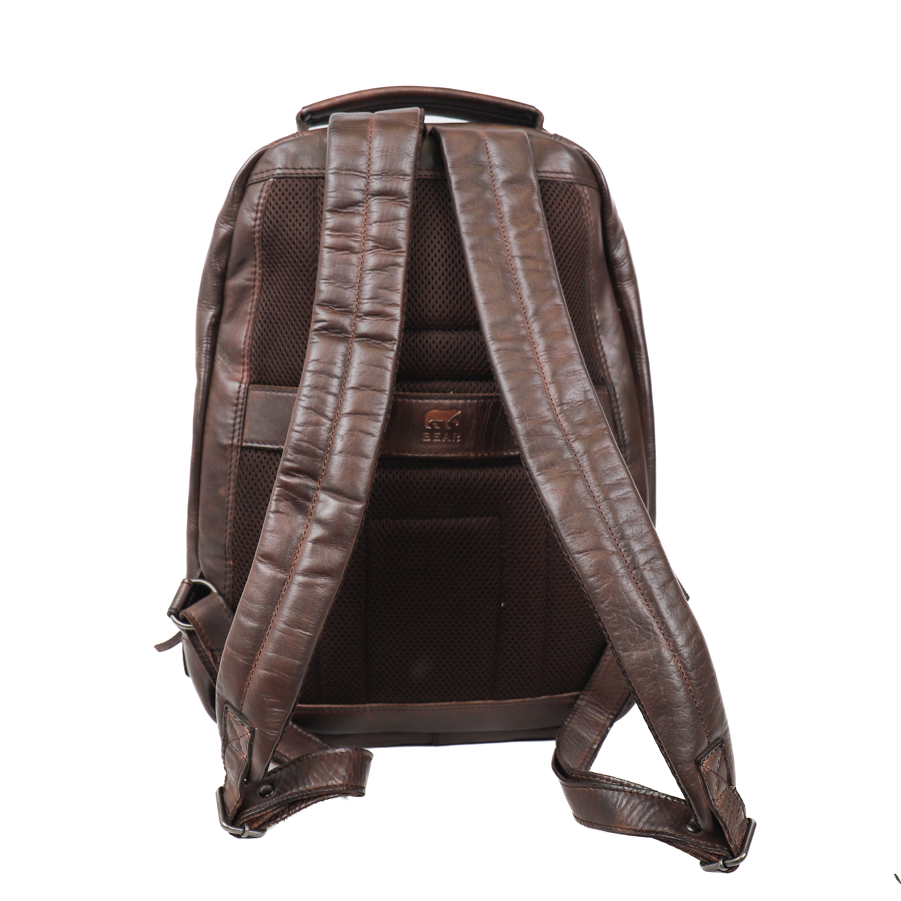 Laptop backpack 'Mathijs' dark brown