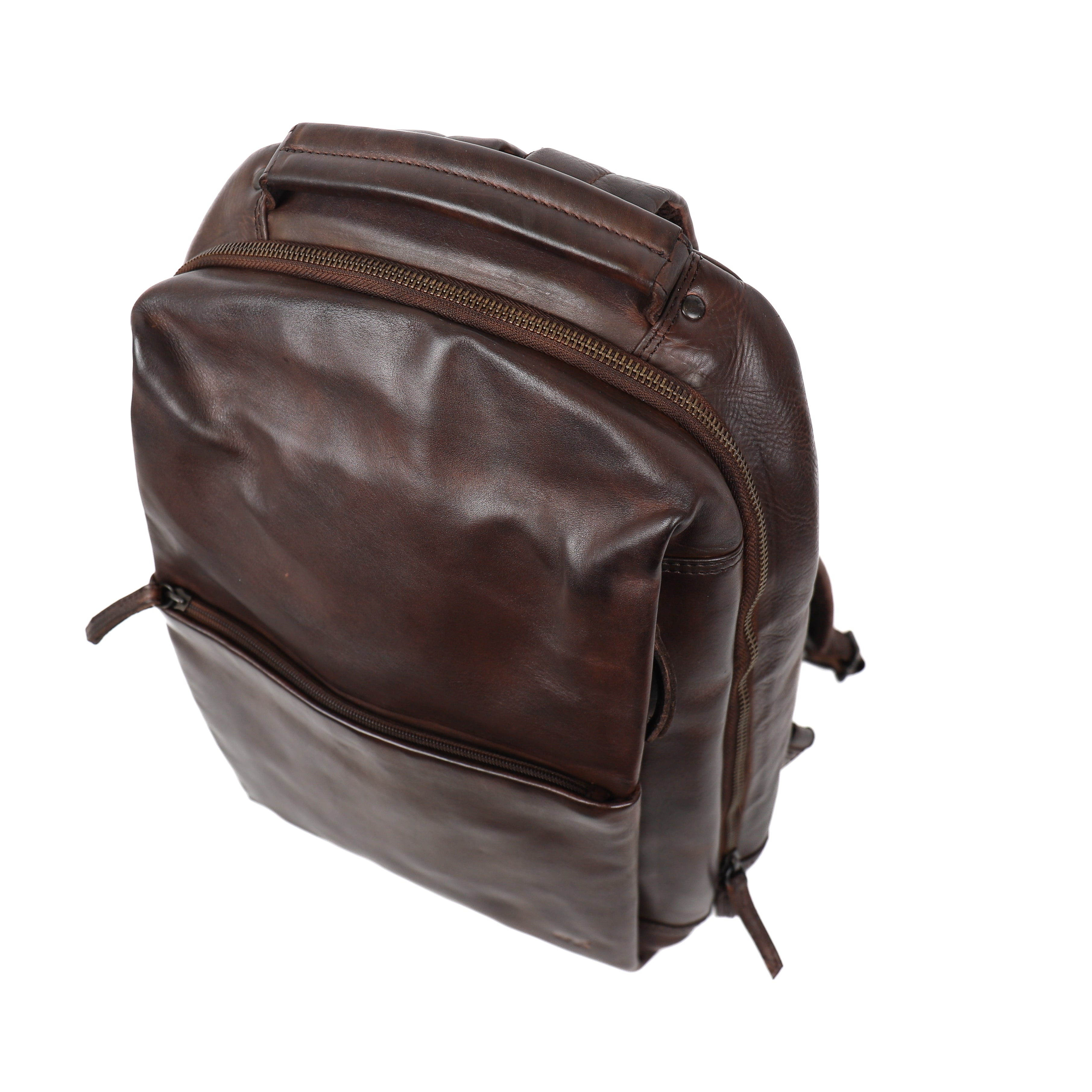 Laptop backpack 'Mathijs' dark brown