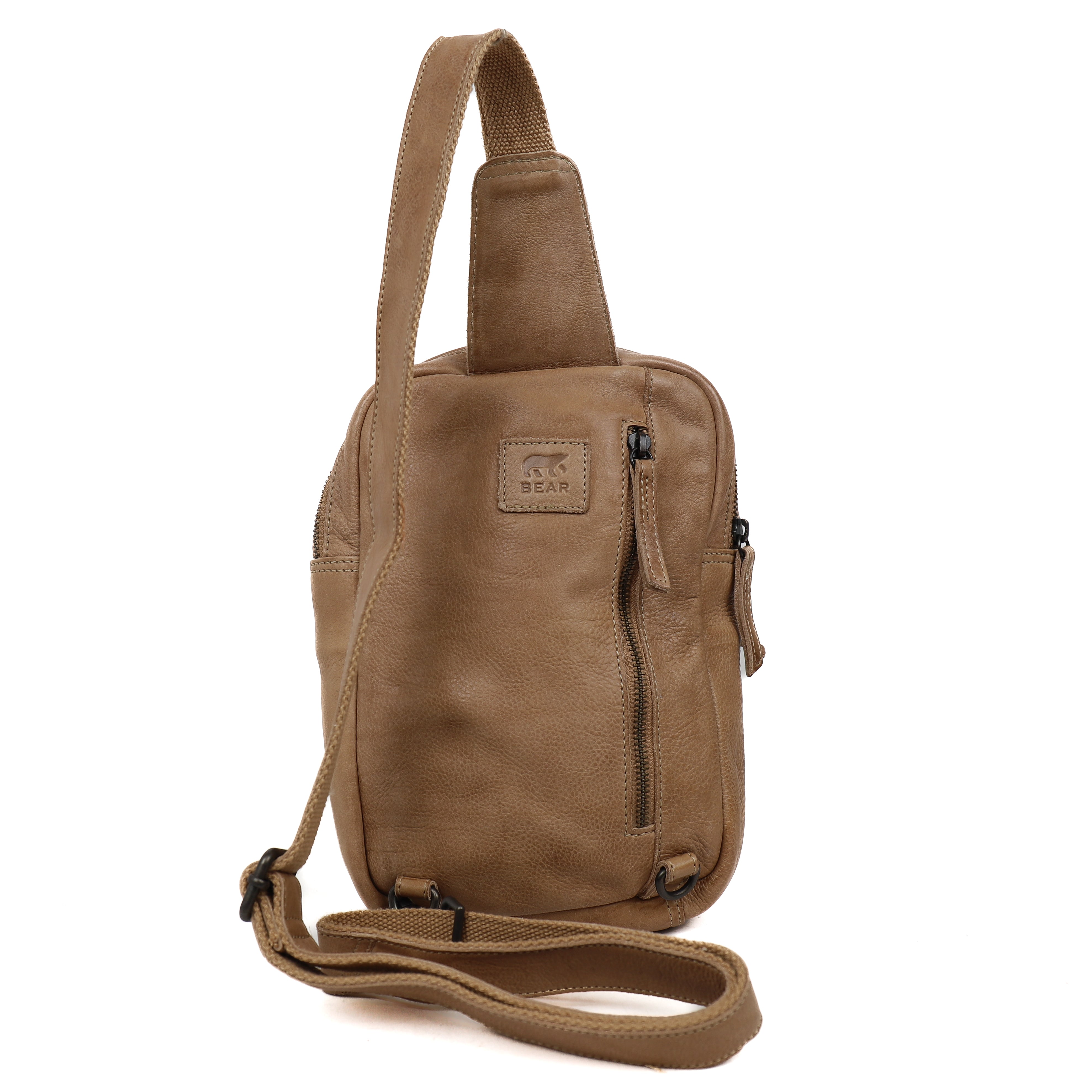 Crossbody tas 'Stefan' beige