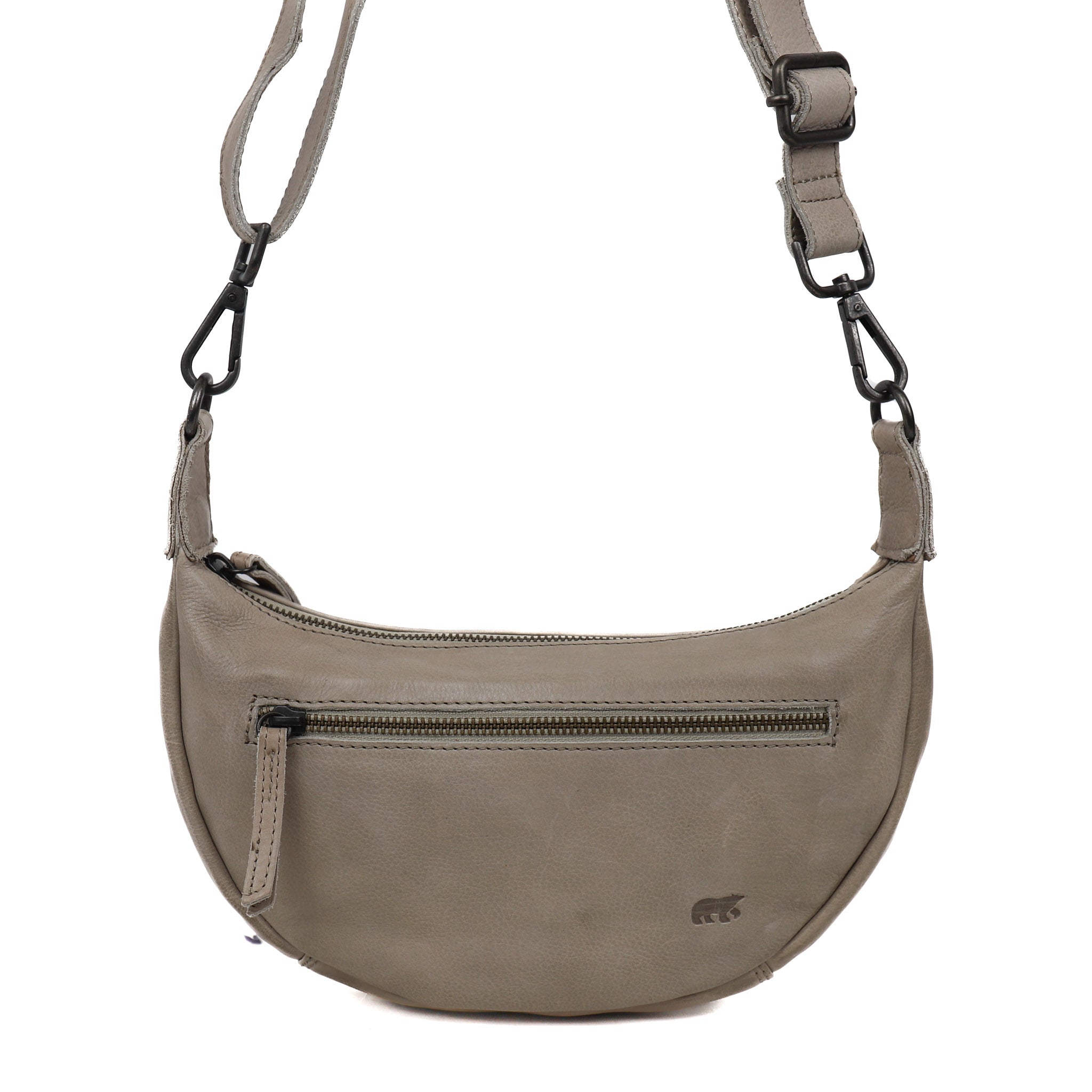 Crossbody bag 'Clara' silver mink
