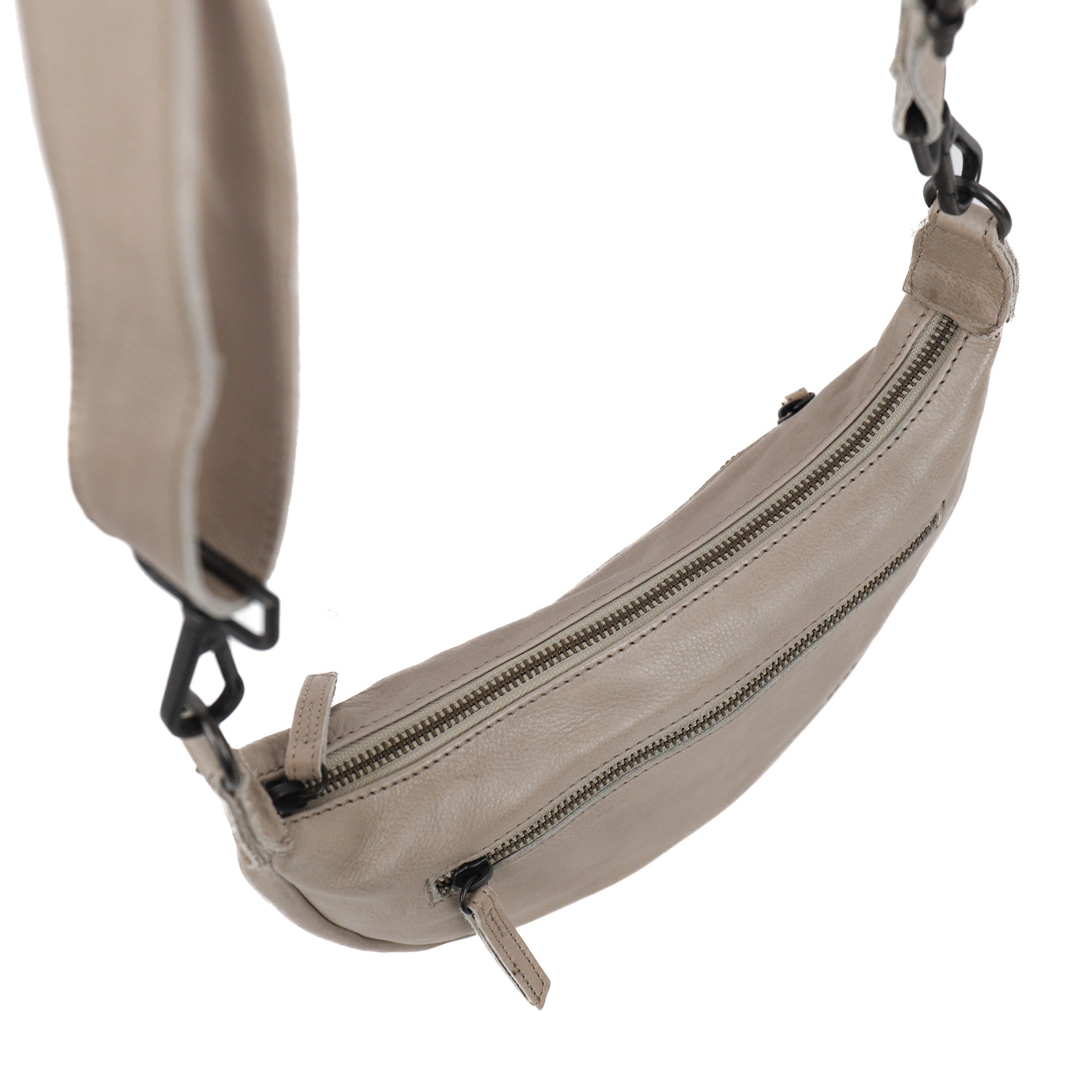 Crossbody bag 'Clara' silver mink