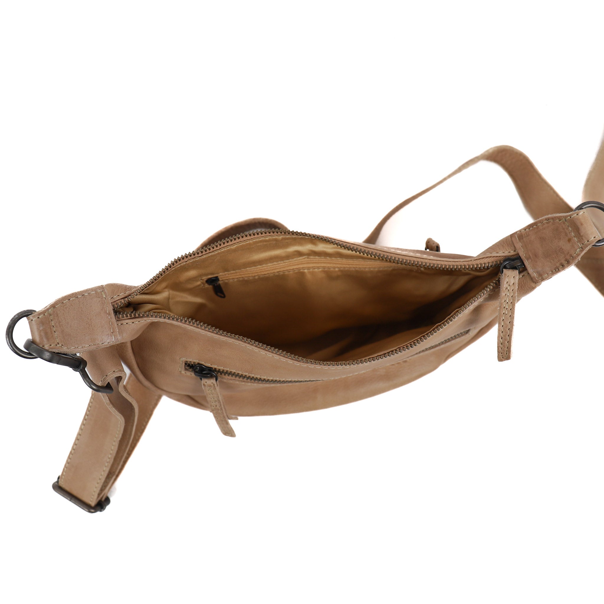 Crossbody bag 'Clara' beige
