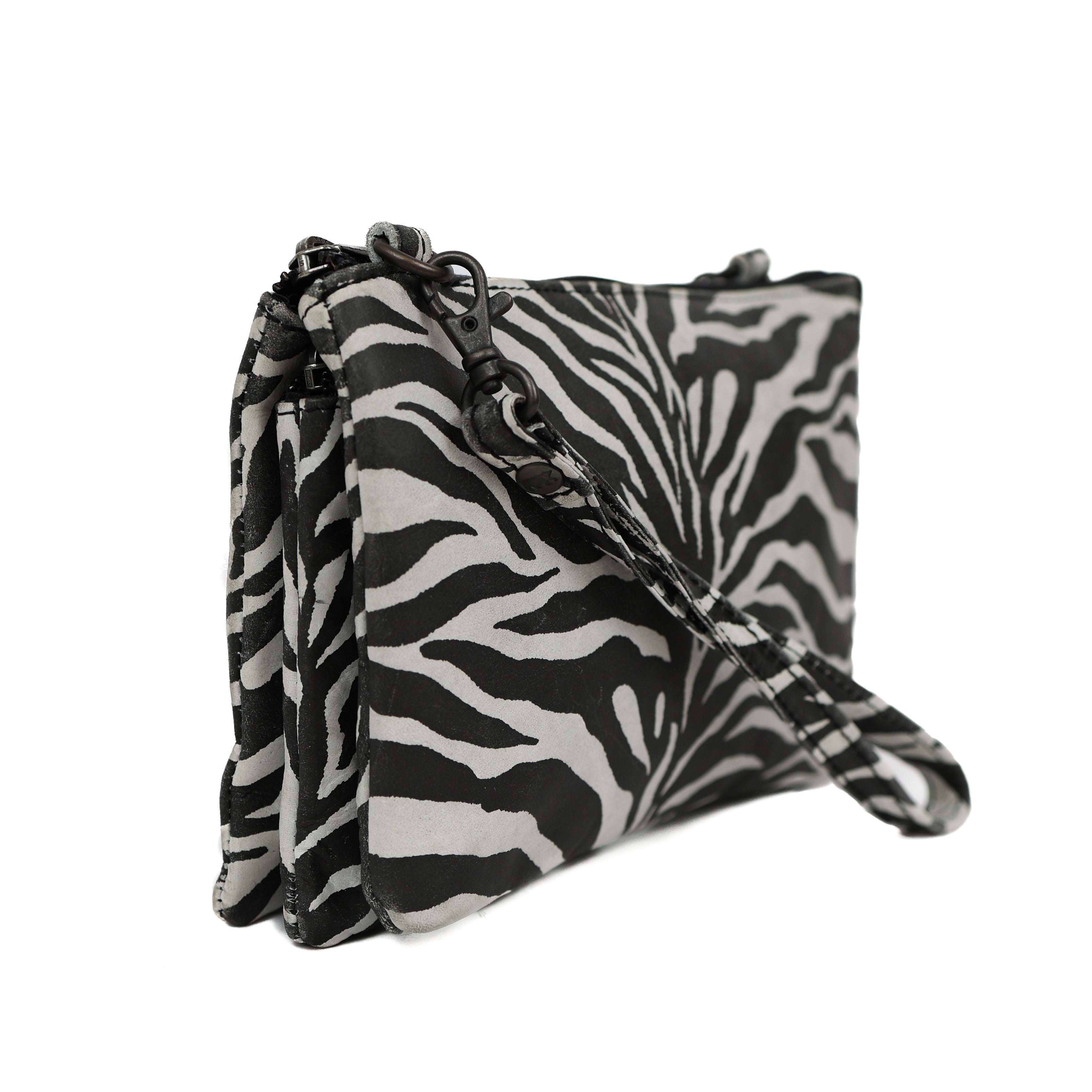 2e Kans: Portemonneetasje 'Uma' zebra