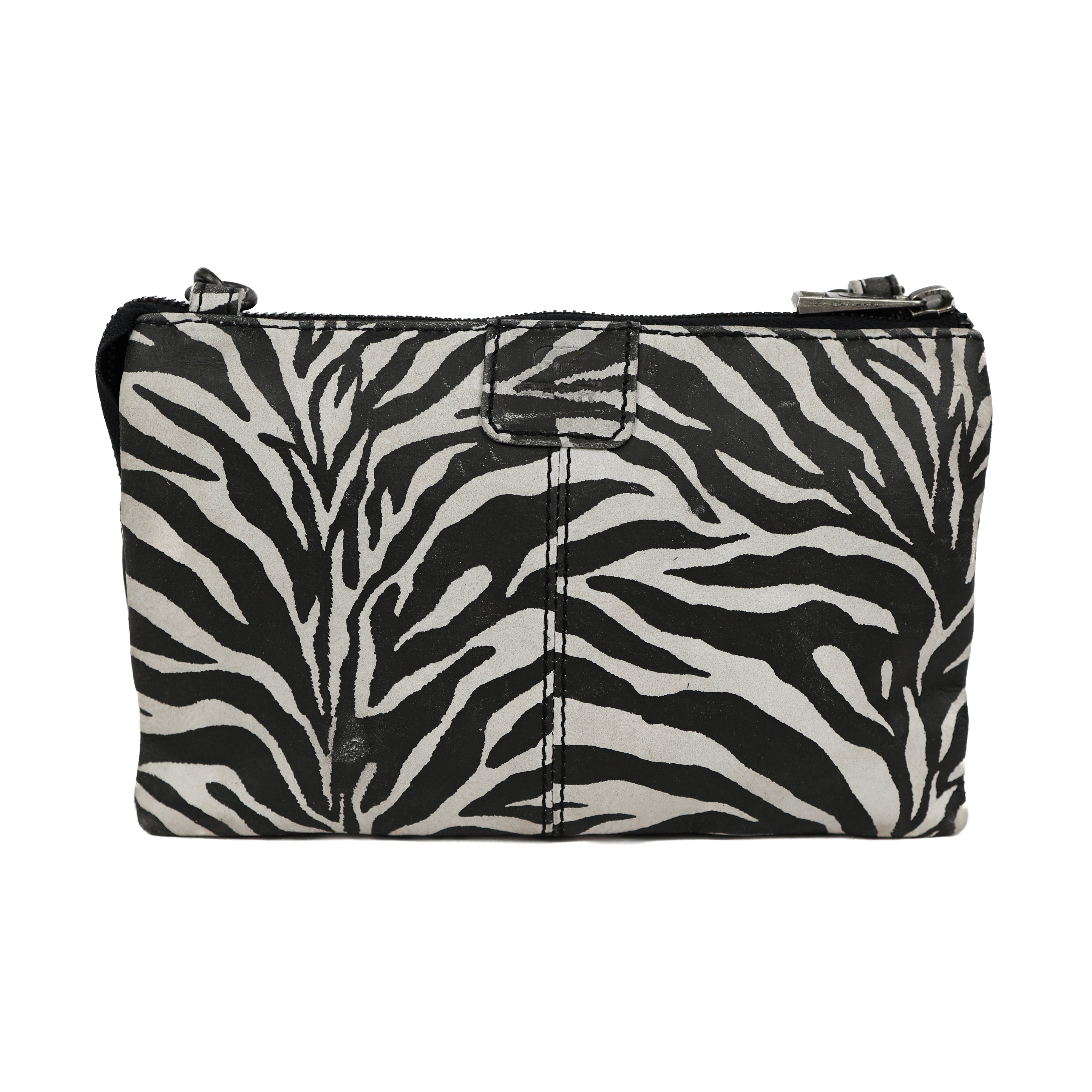 2e Kans: Portemonneetasje 'Uma' zebra