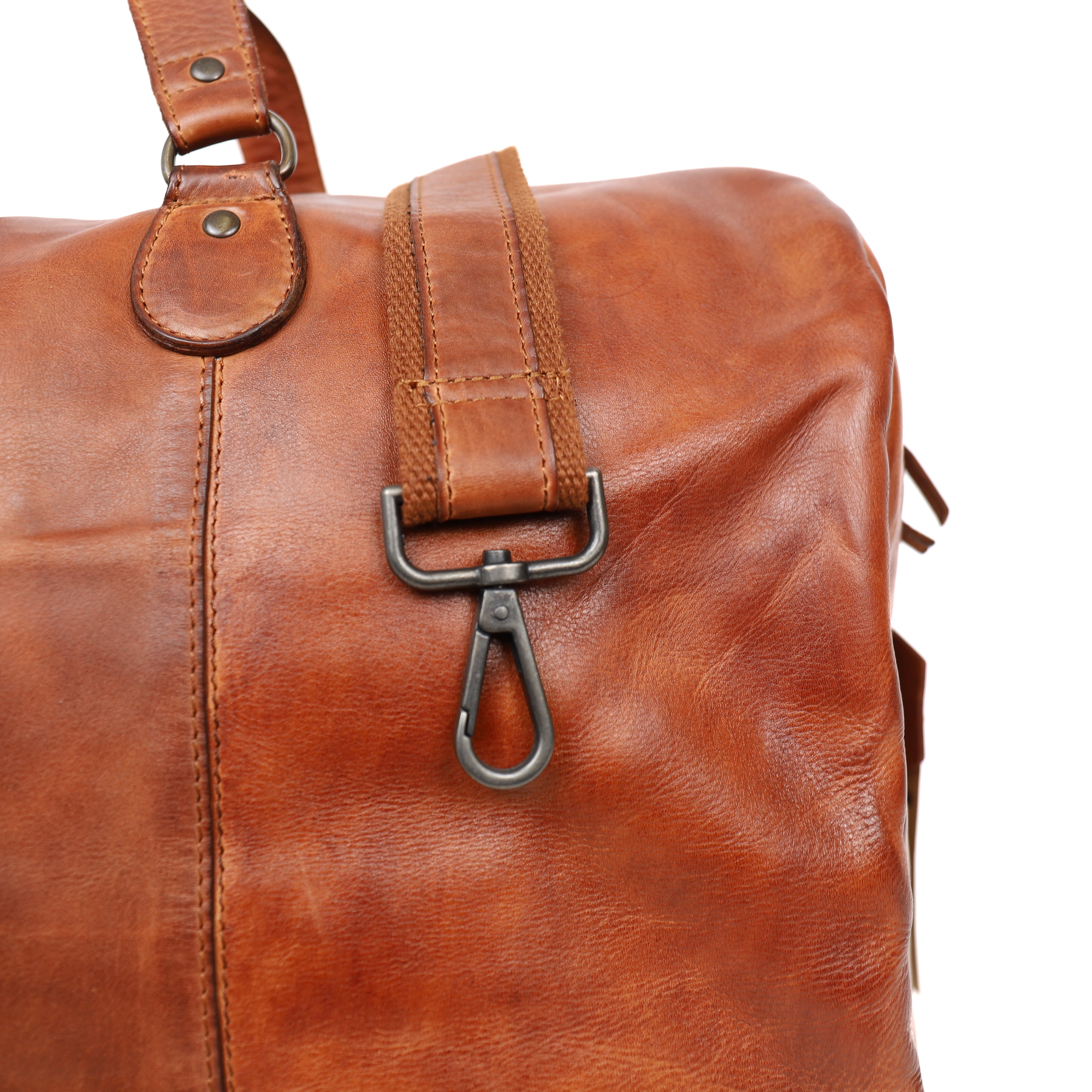 Weekendtas 'Lucien' cognac