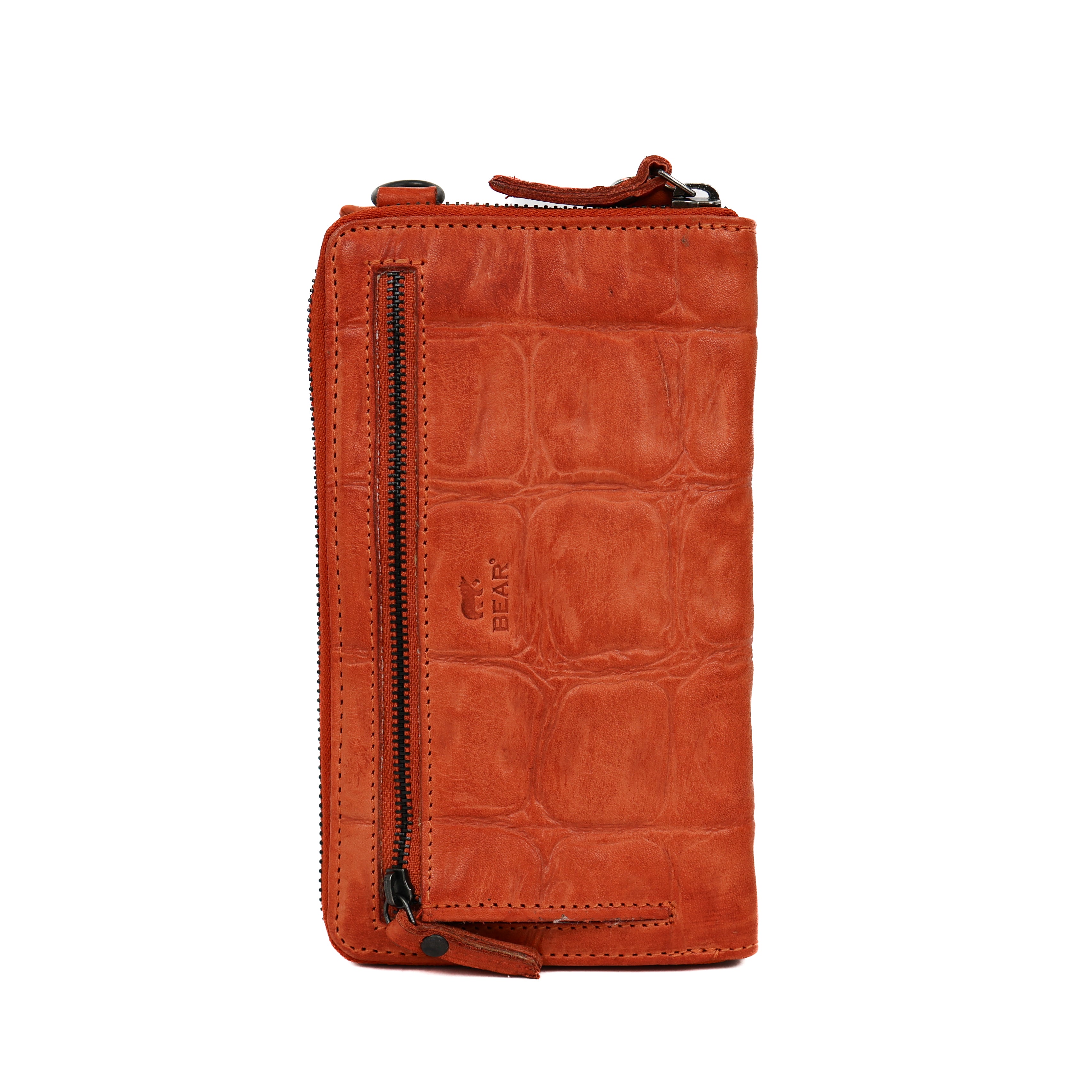 Telefoontasje 'Zoey' brick/croco