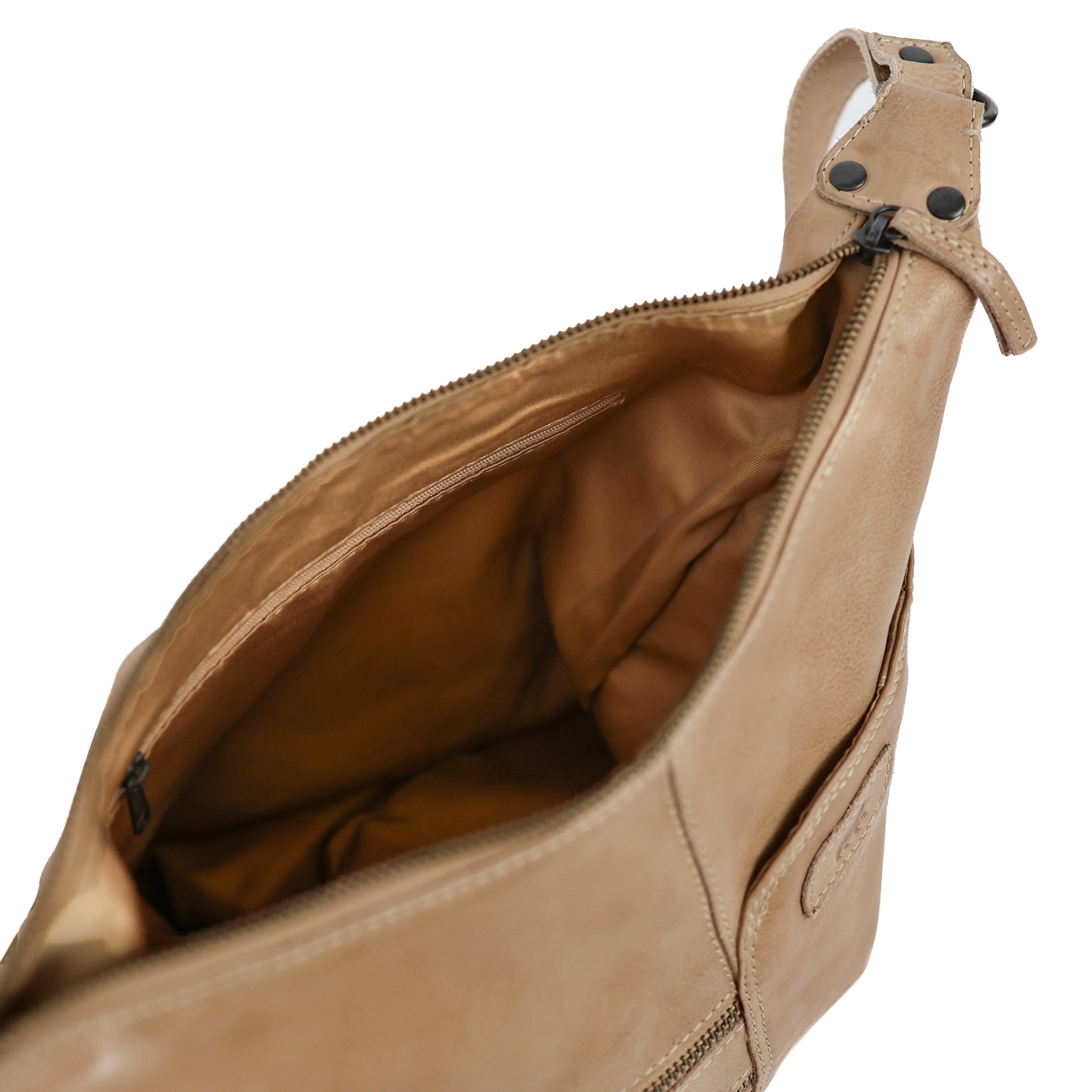 Schoudertas 'Frieda' beige