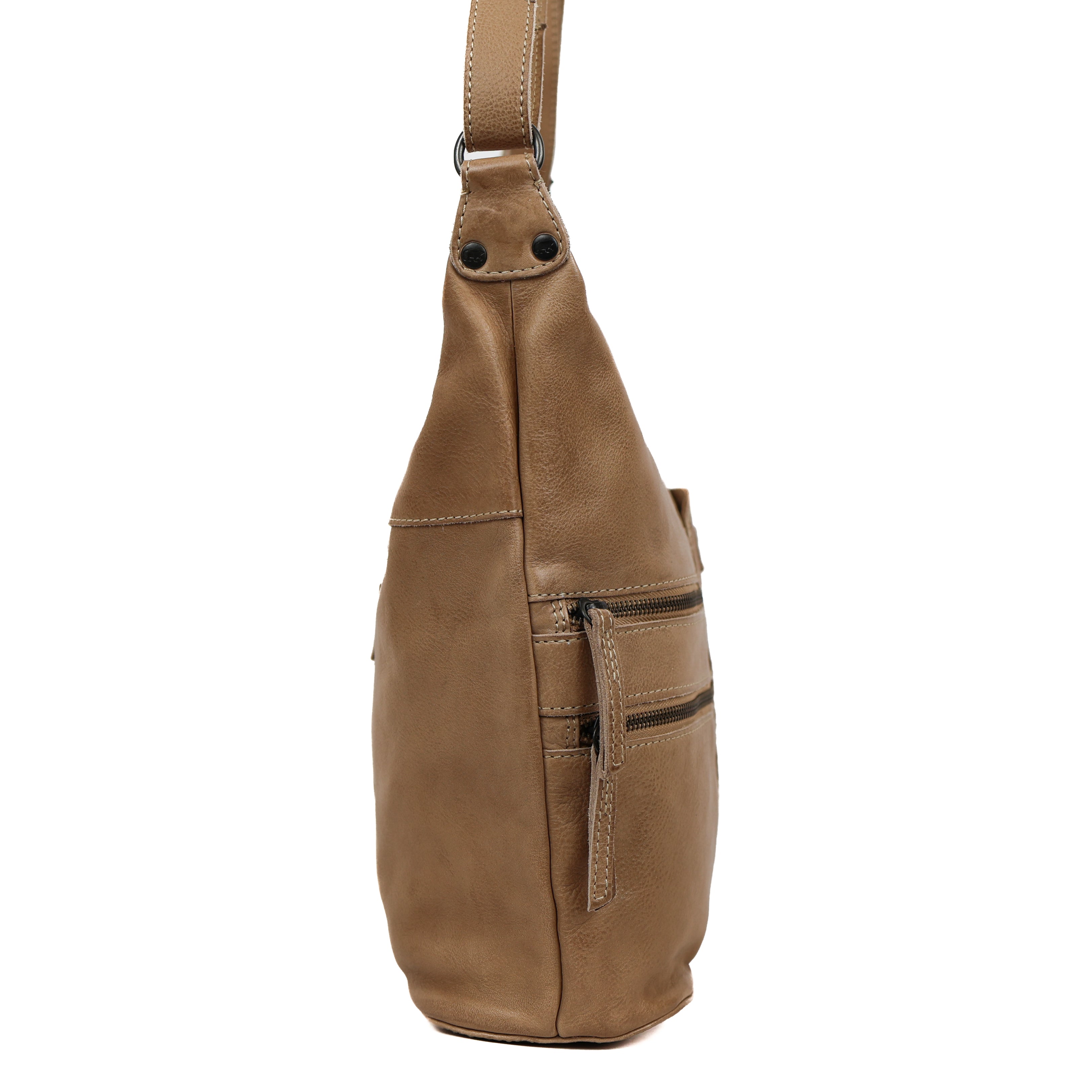 Schoudertas 'Frieda' beige
