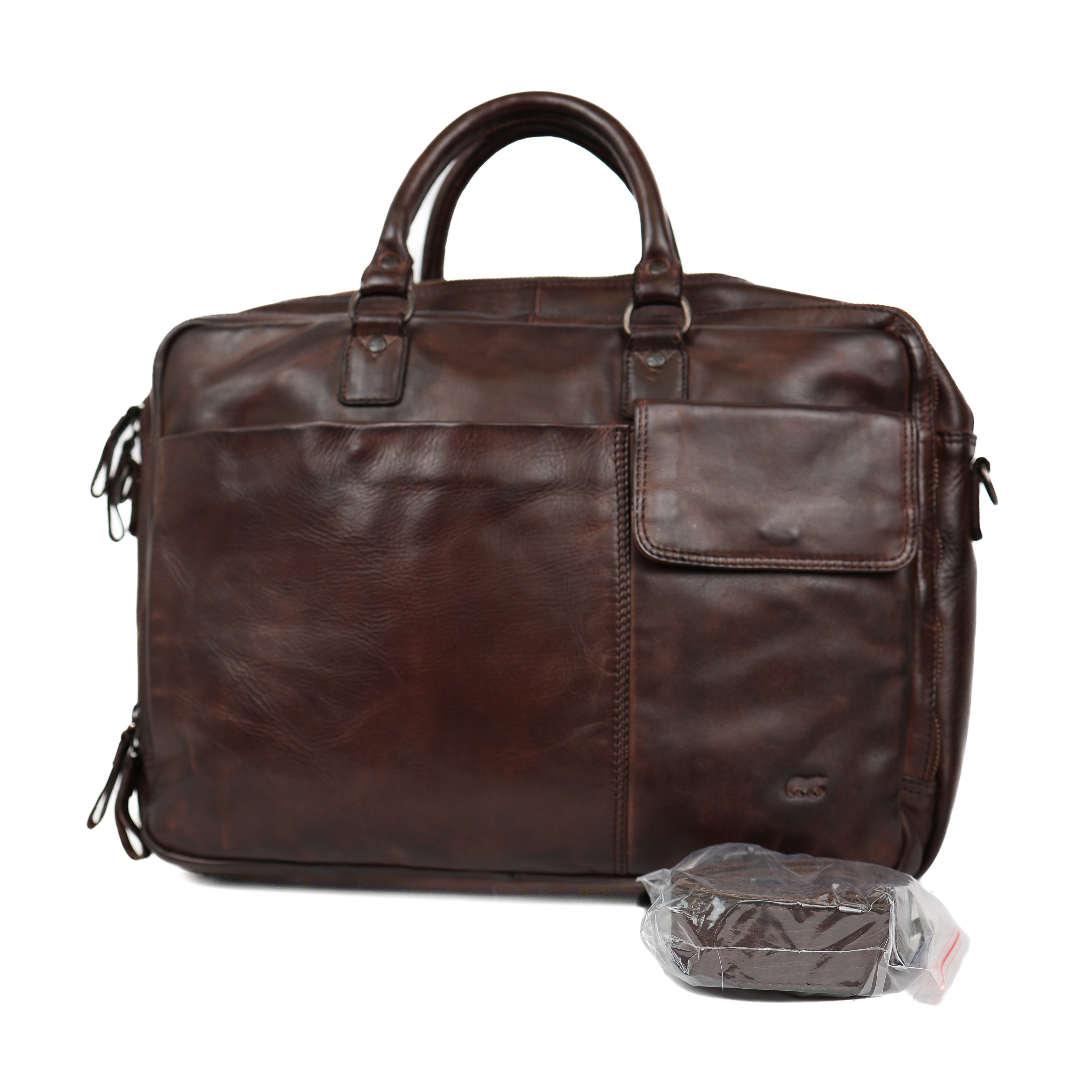 Laptoptas 'Silke' donkerbruin
