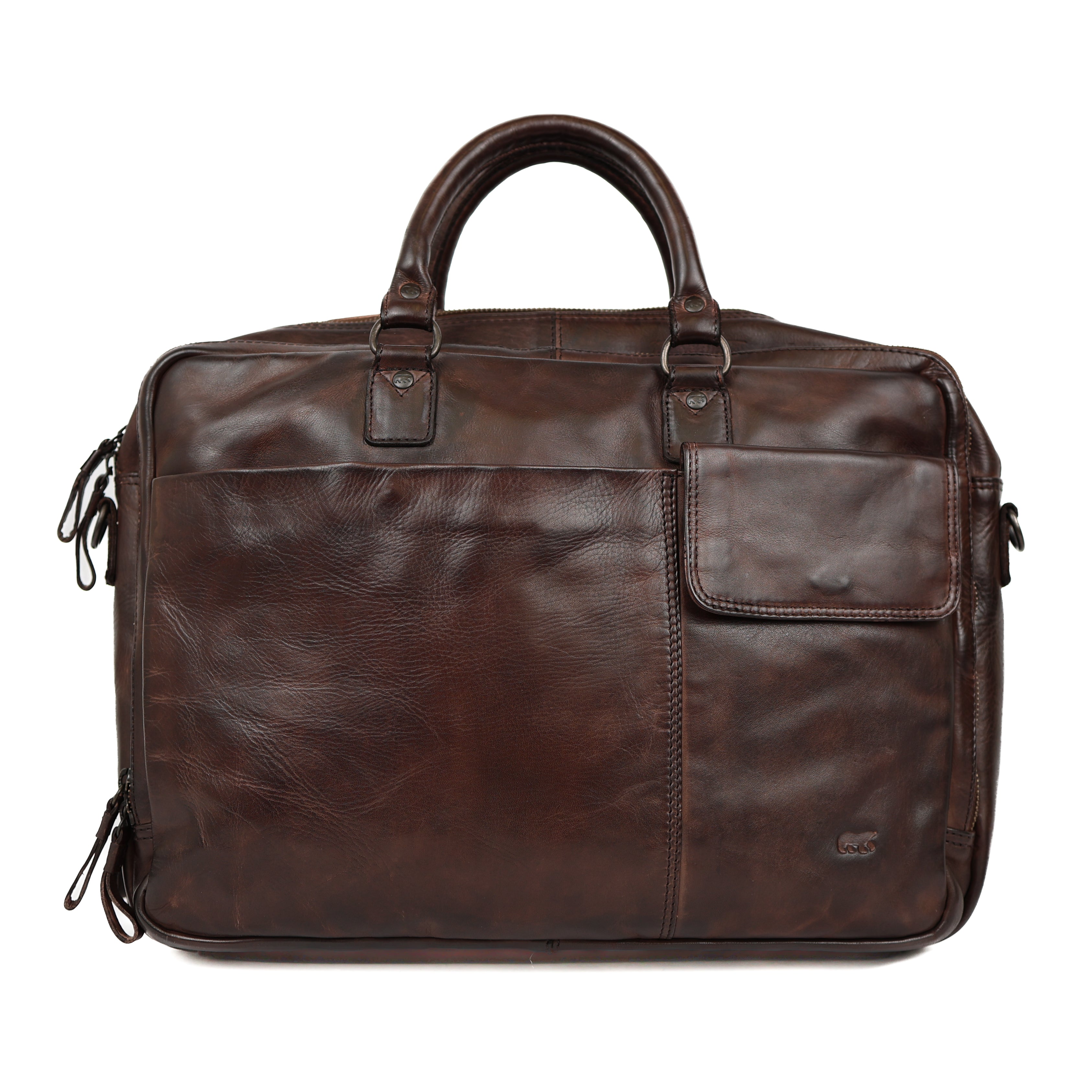 Laptoptas 'Silke' donkerbruin