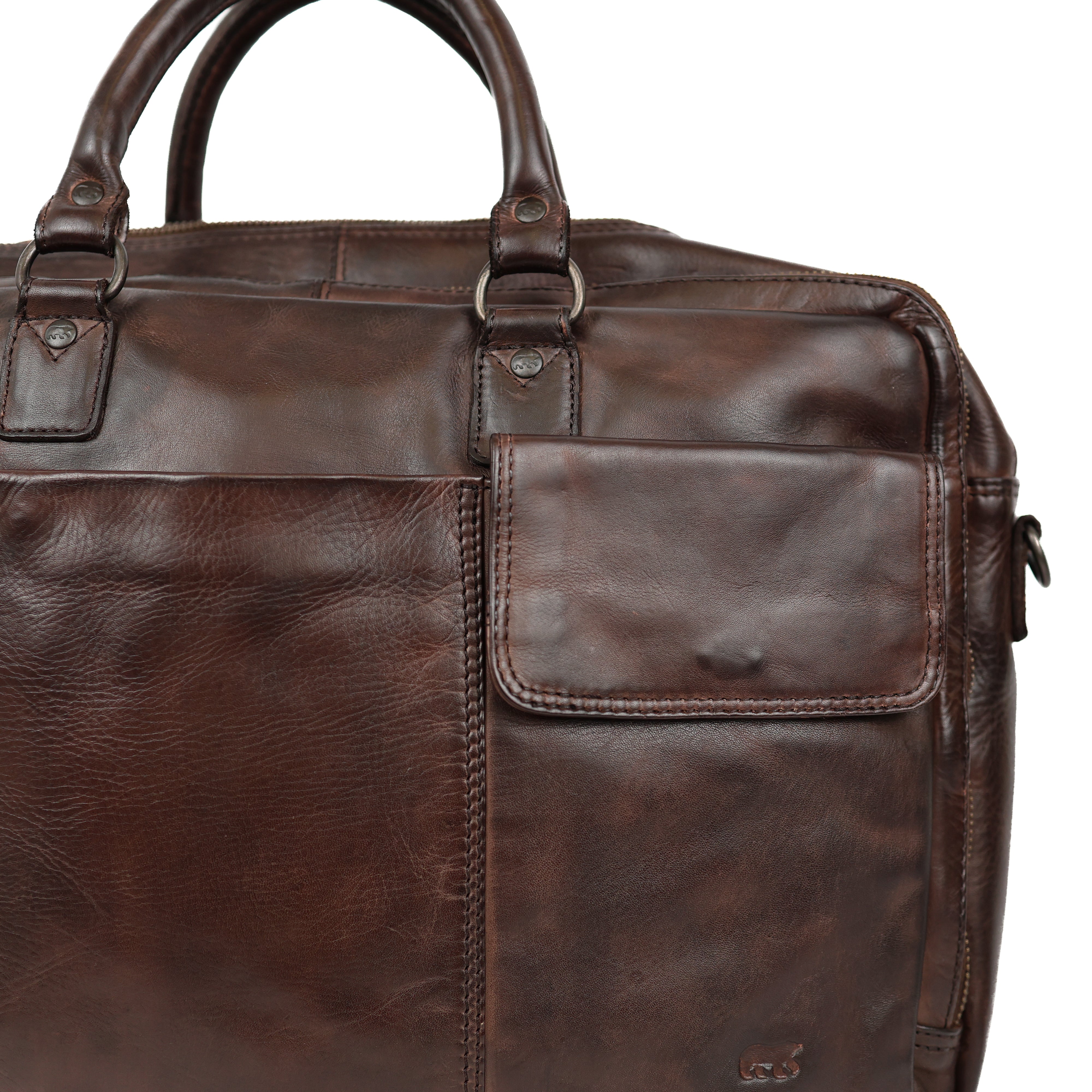 Laptoptas 'Silke' donkerbruin