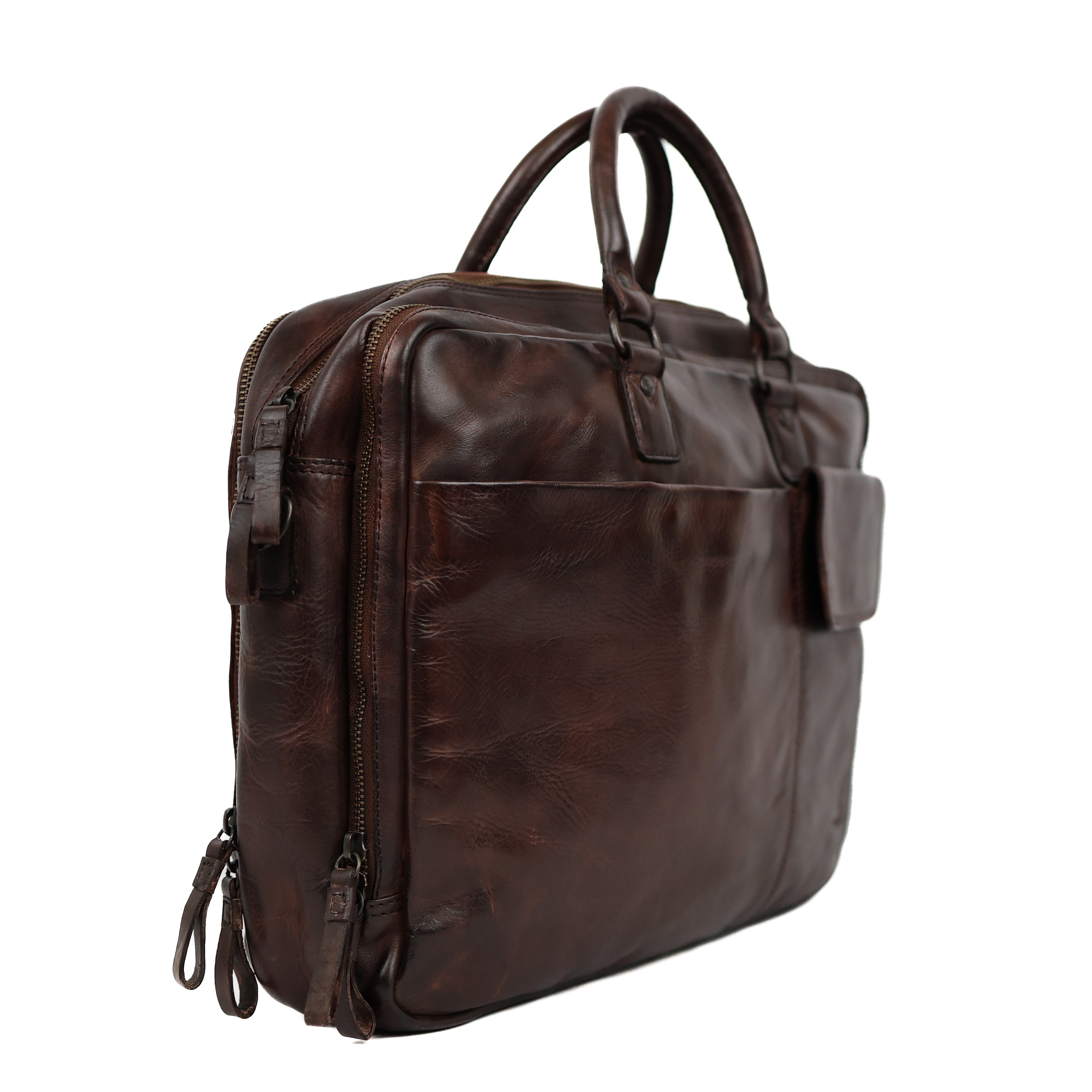 Laptoptas 'Silke' donkerbruin