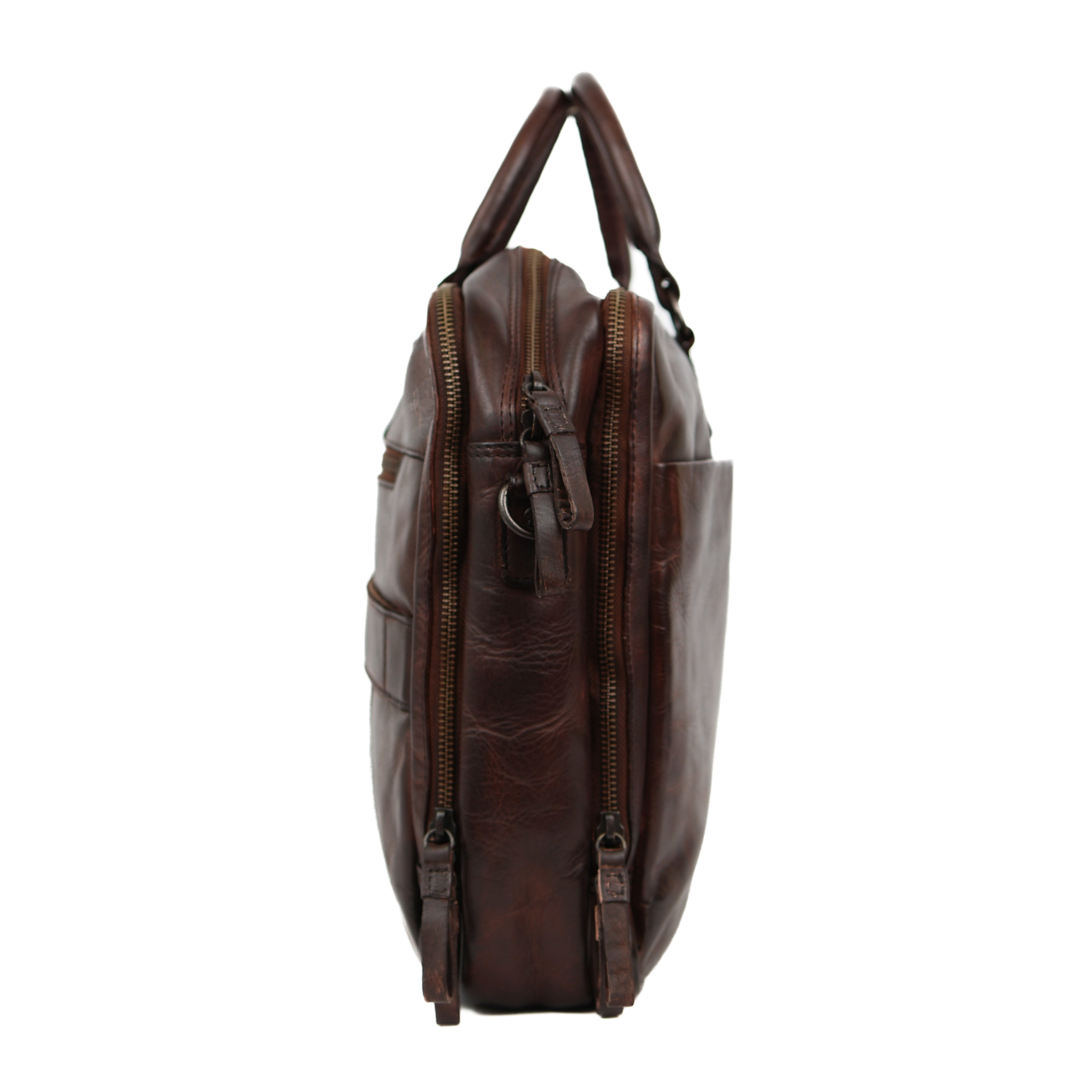 Laptop bag 'Silke' dark brown