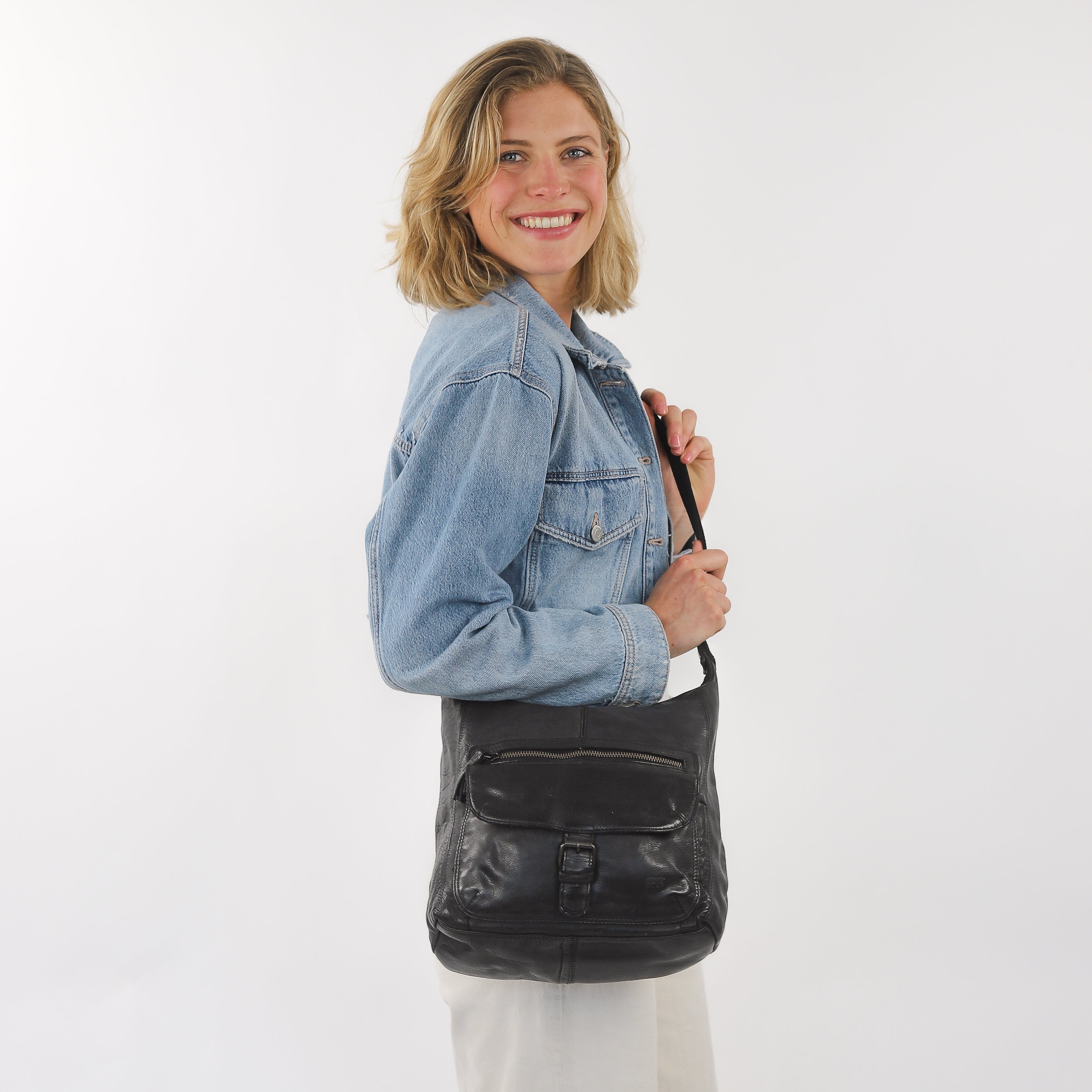 Shoulder bag 'Anna' dark blue - CL 32612