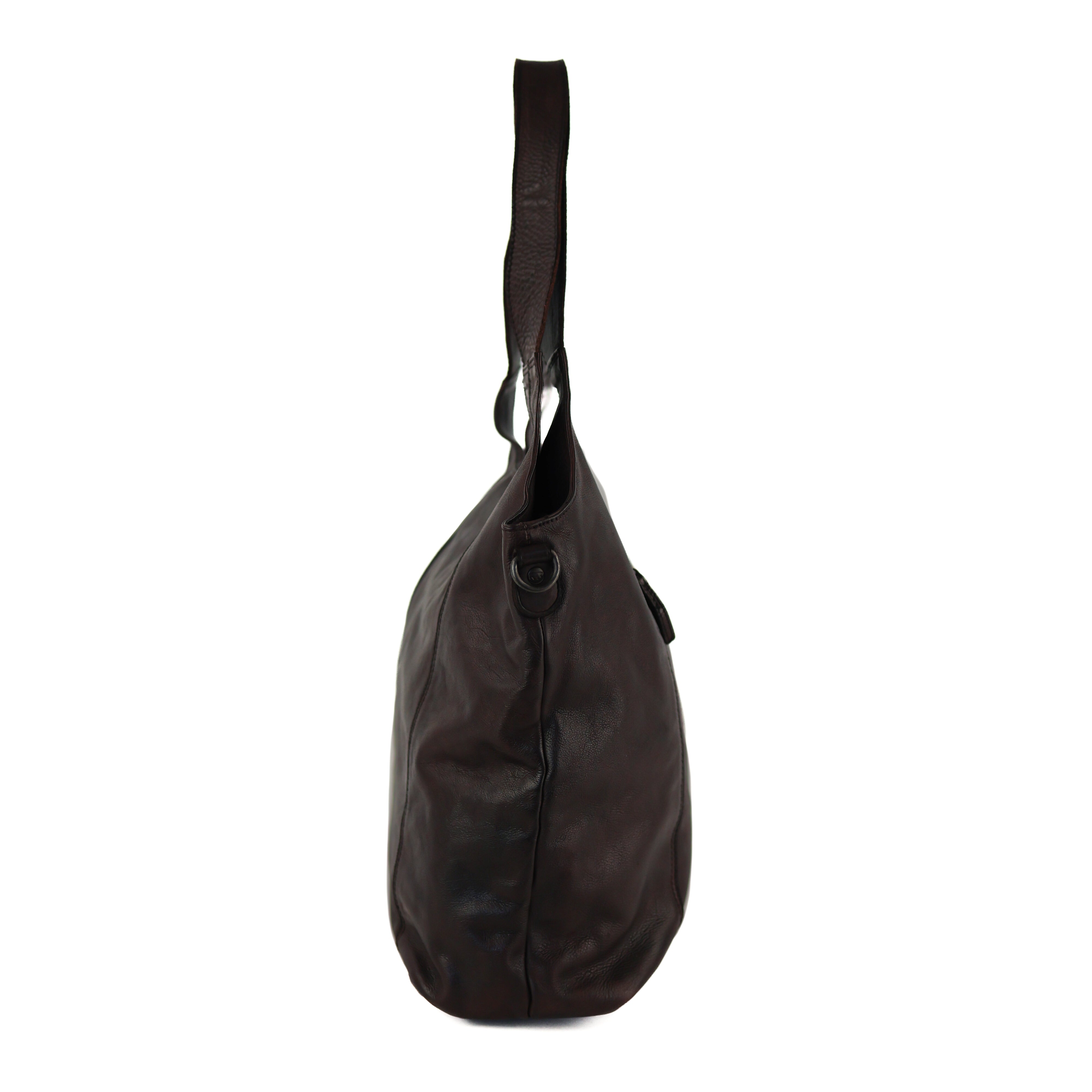 Ruime shopper/buideltas 'Aurora' donkerbruin