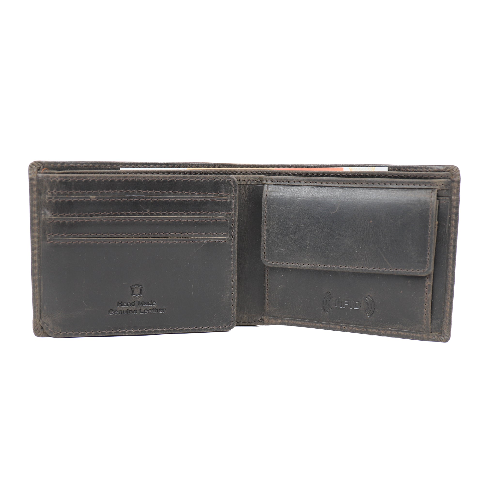 Billfold 'Tom' vintage grijs