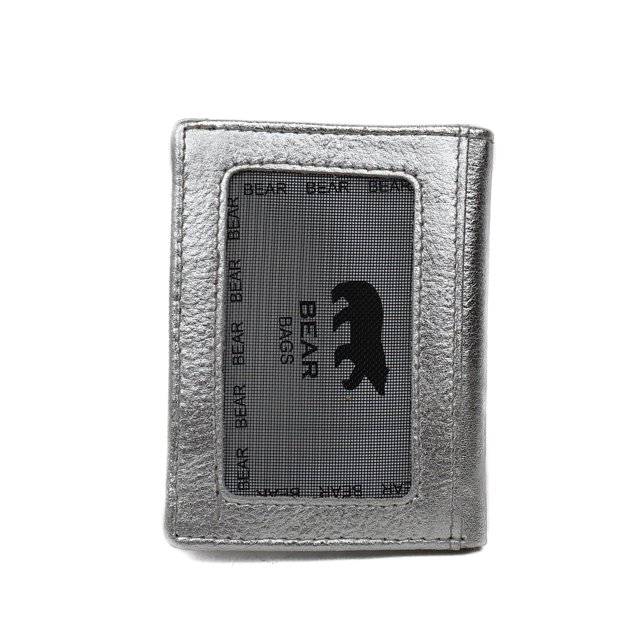 Pasjeshouder met briefgeldvak 'Cas' silver