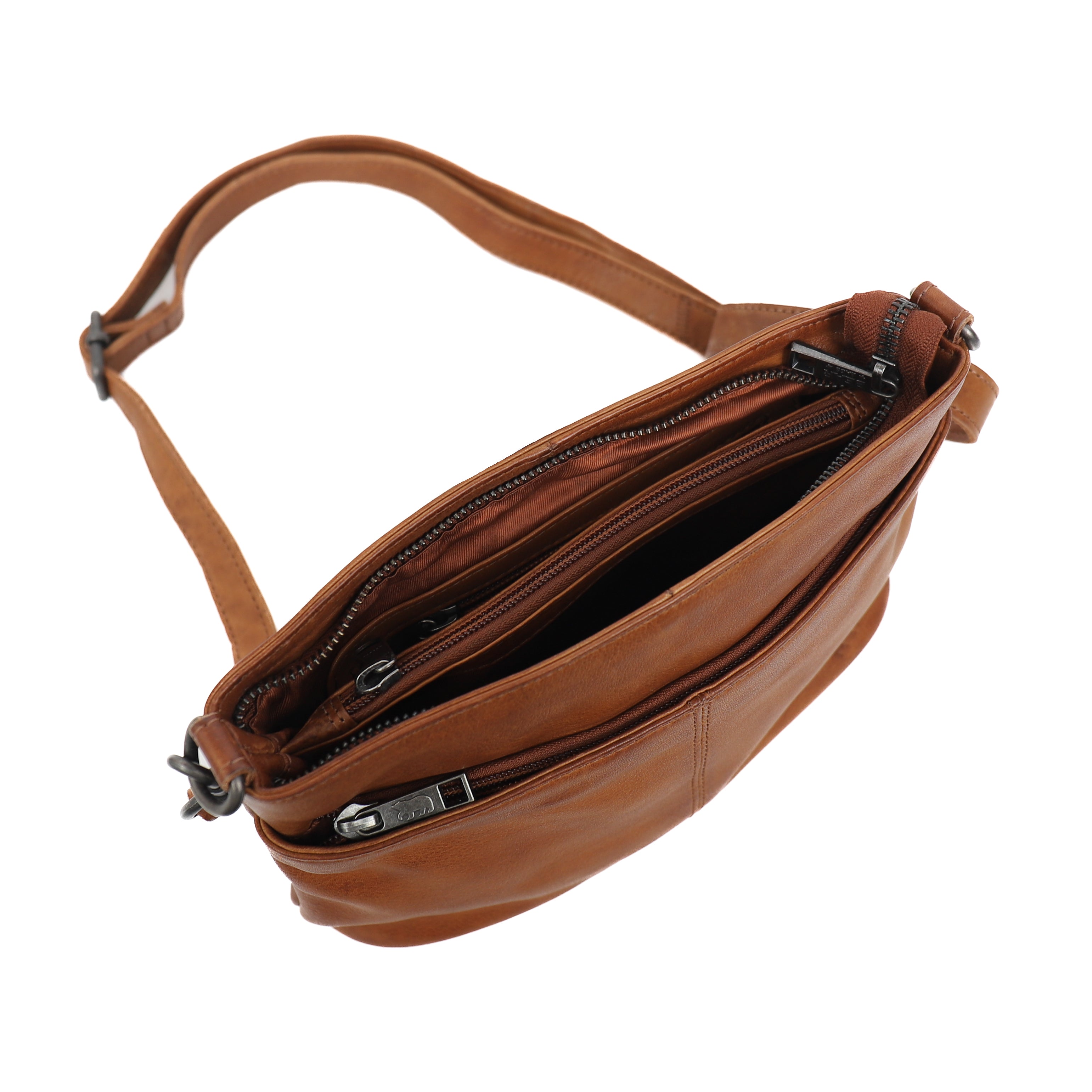 Shoulder bag 'Ashley' cognac