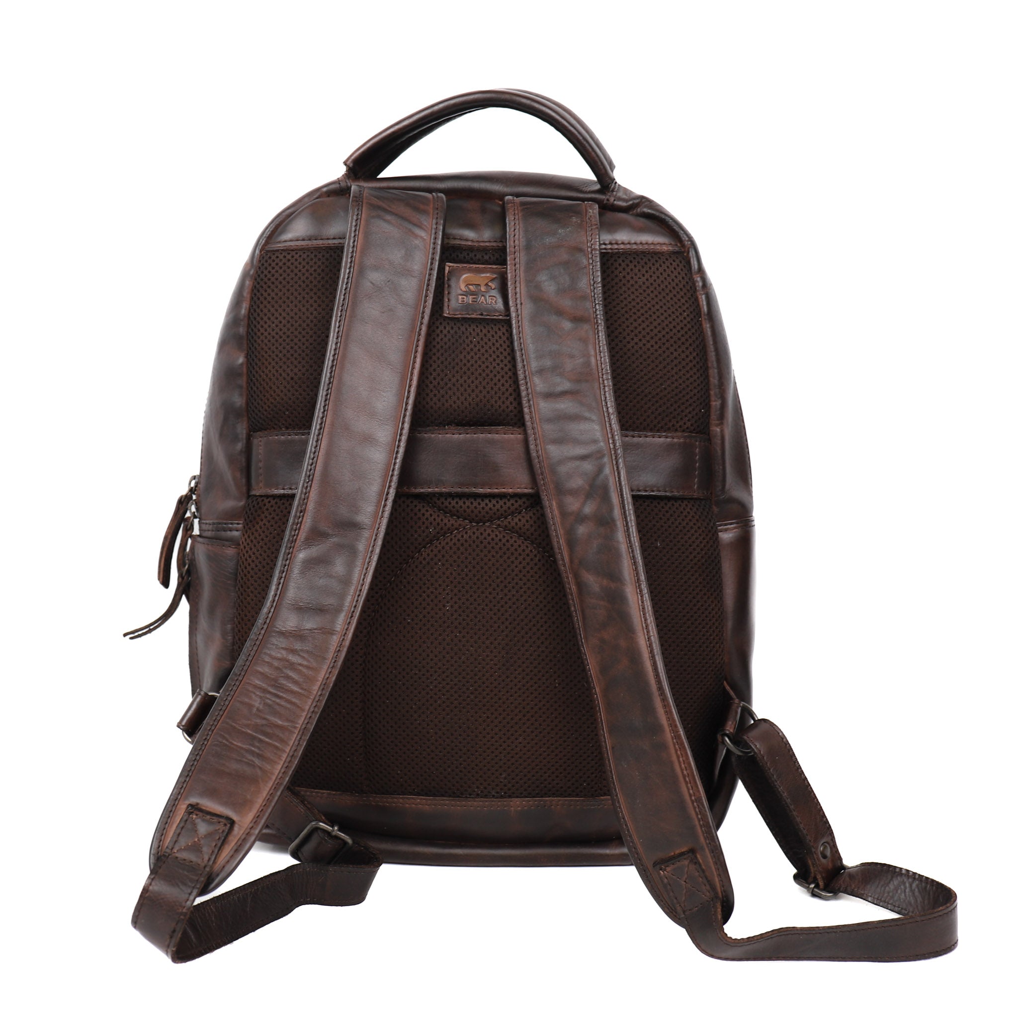 Laptop backpack 'Mace' brown