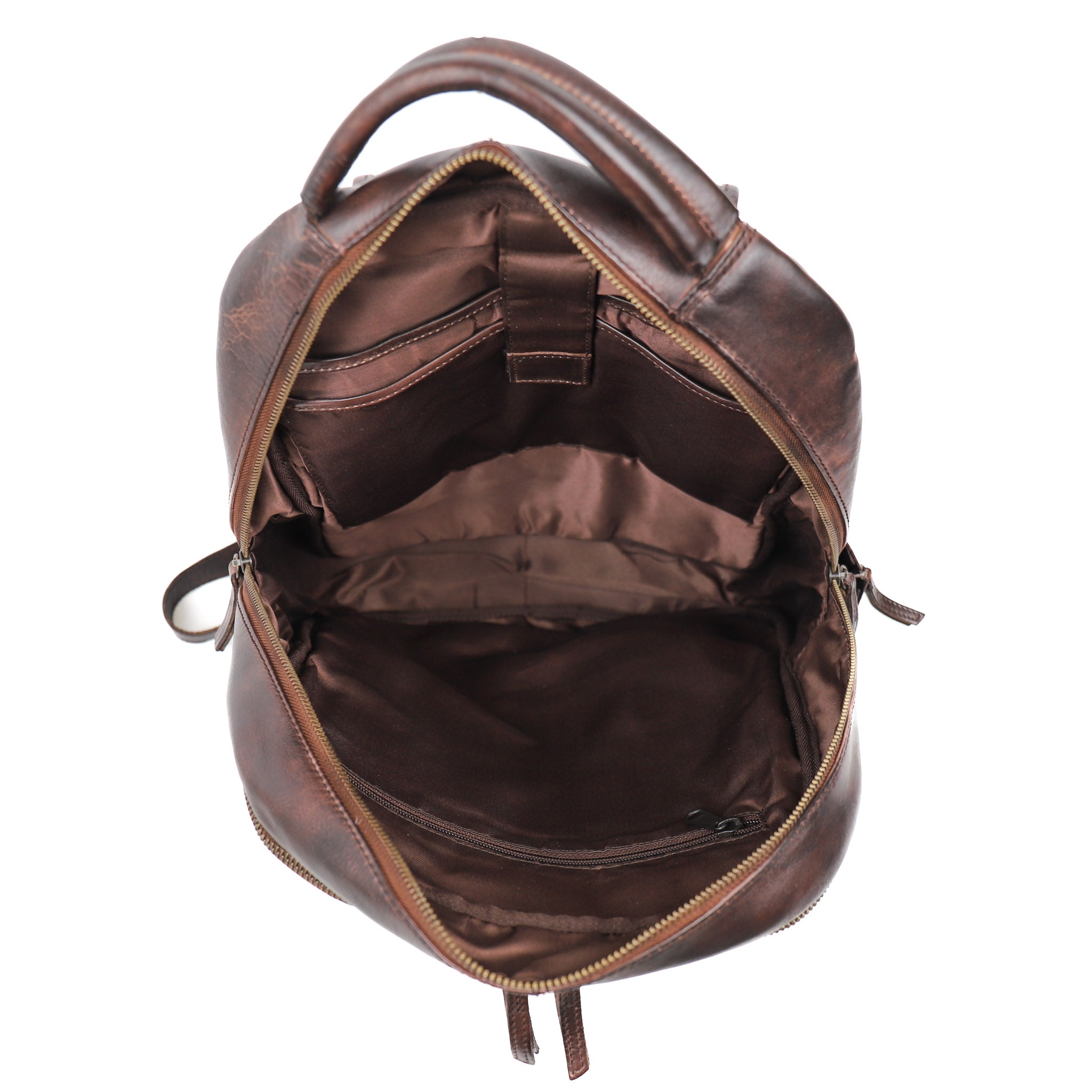 Laptop backpack 'Mace' brown