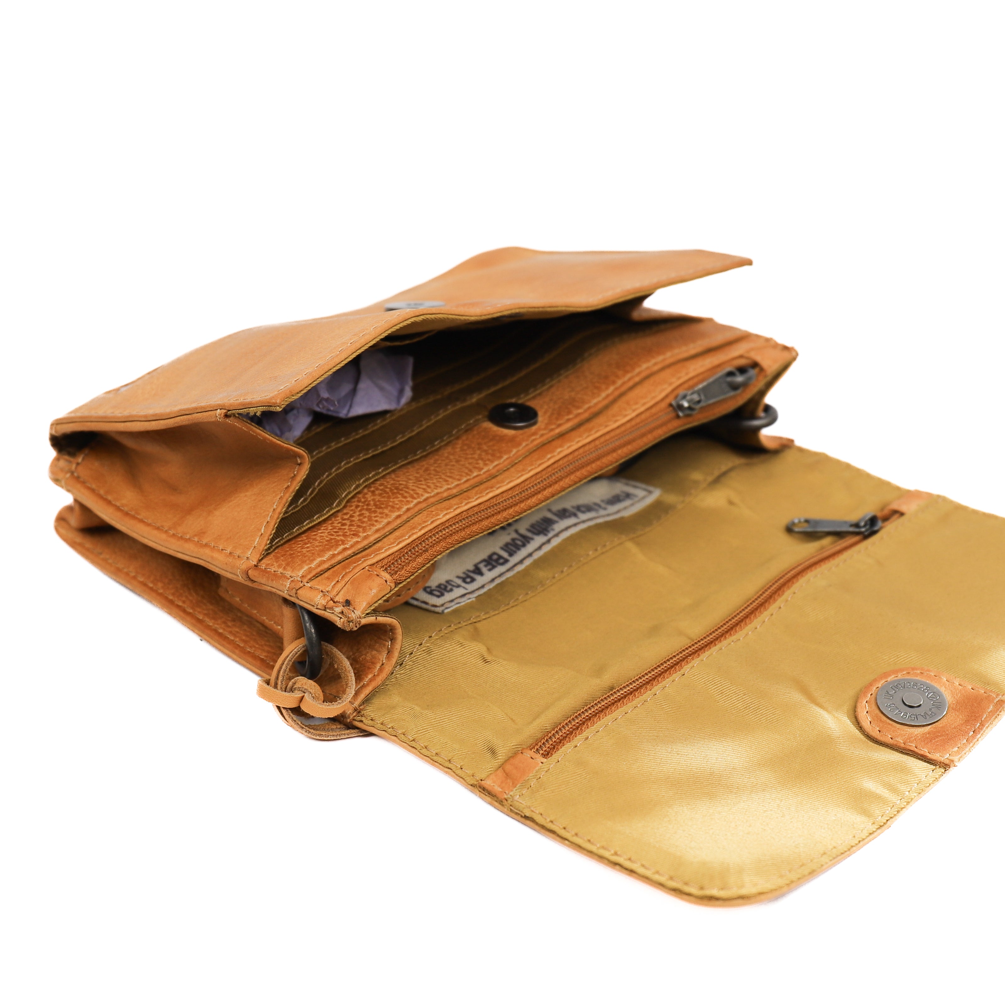 Envelope bag 'Joëlle' yellow