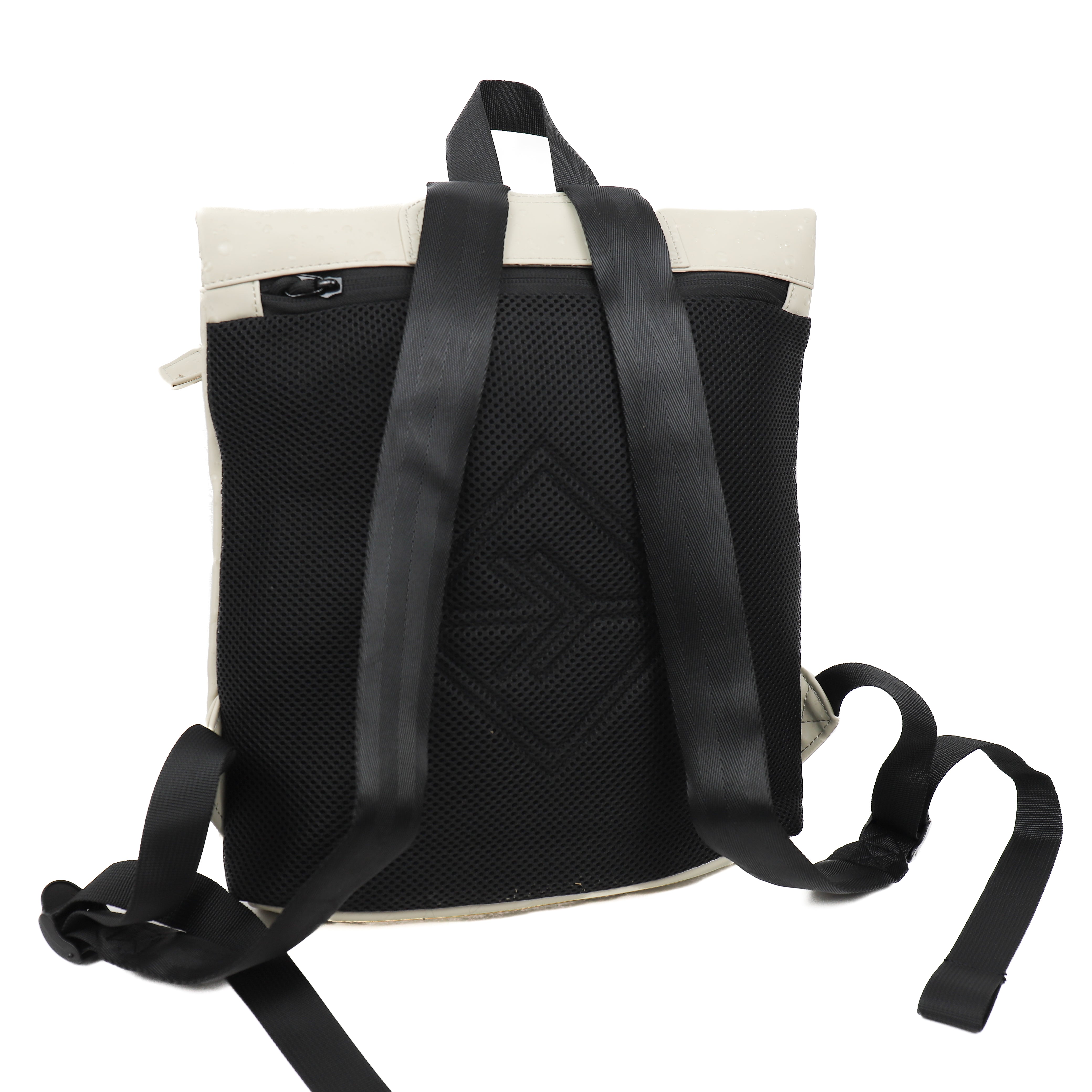 Water-repellent backpack 'Droplets' 7L beige