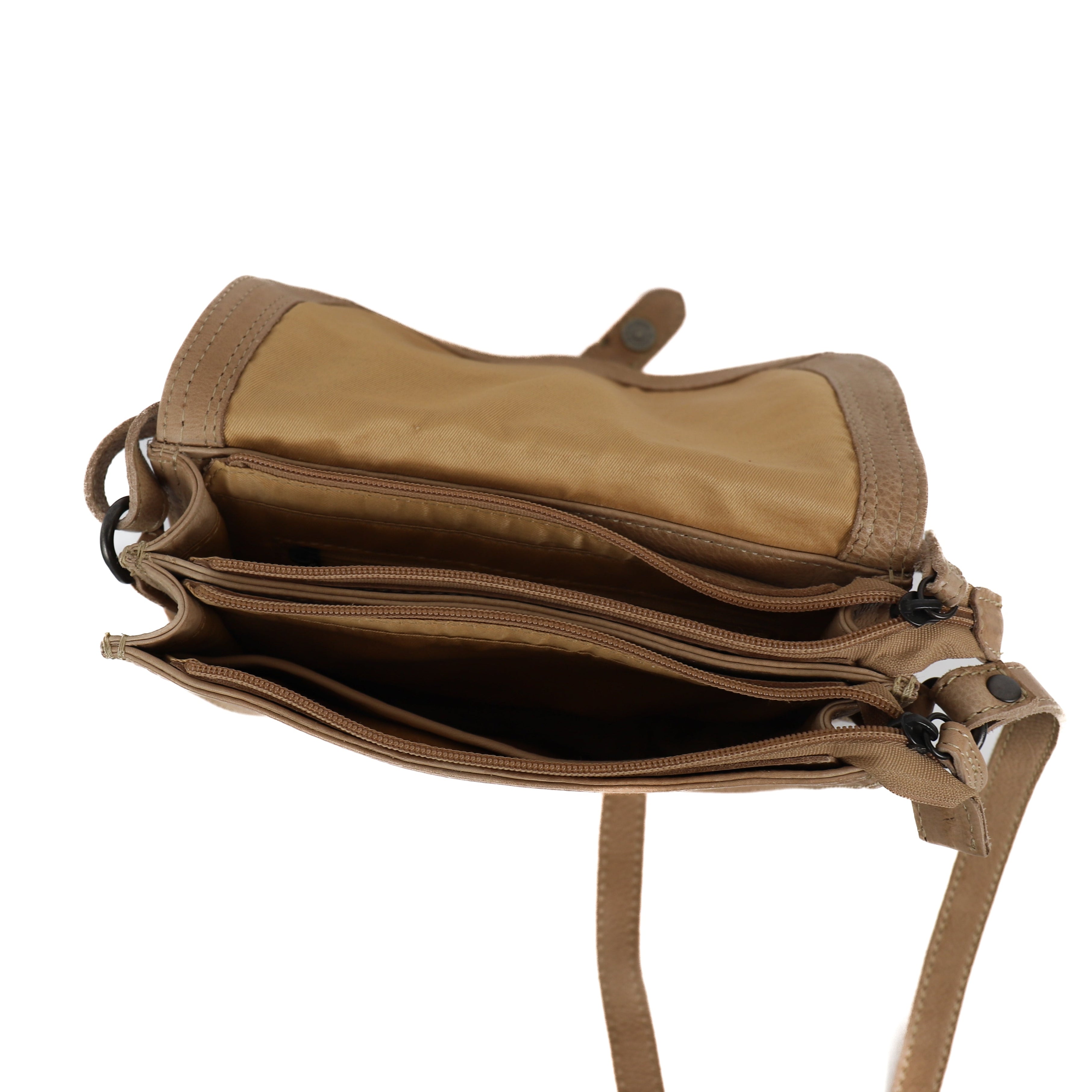 Schoudertasje 'Gigi' beige