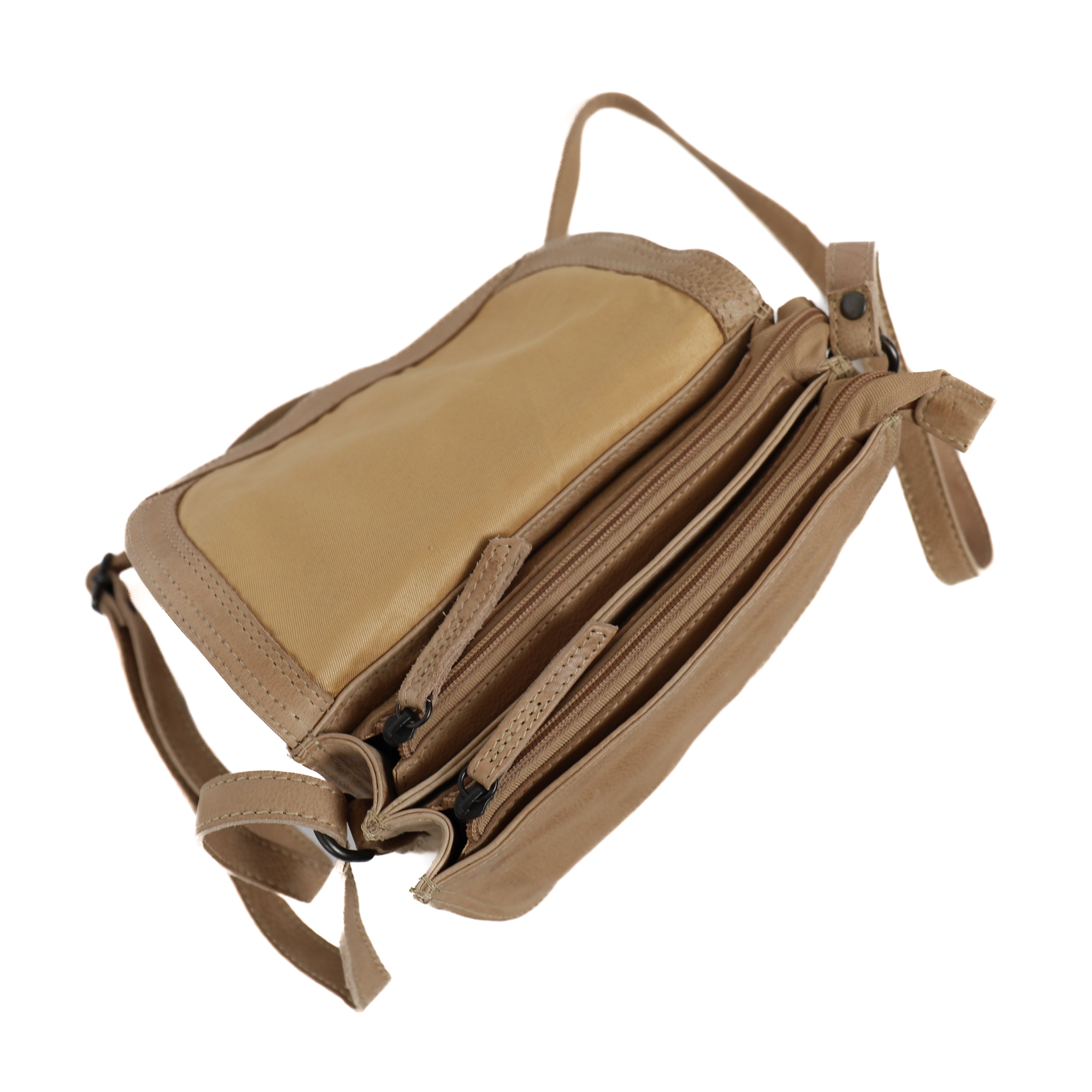 Schoudertasje 'Gigi' beige