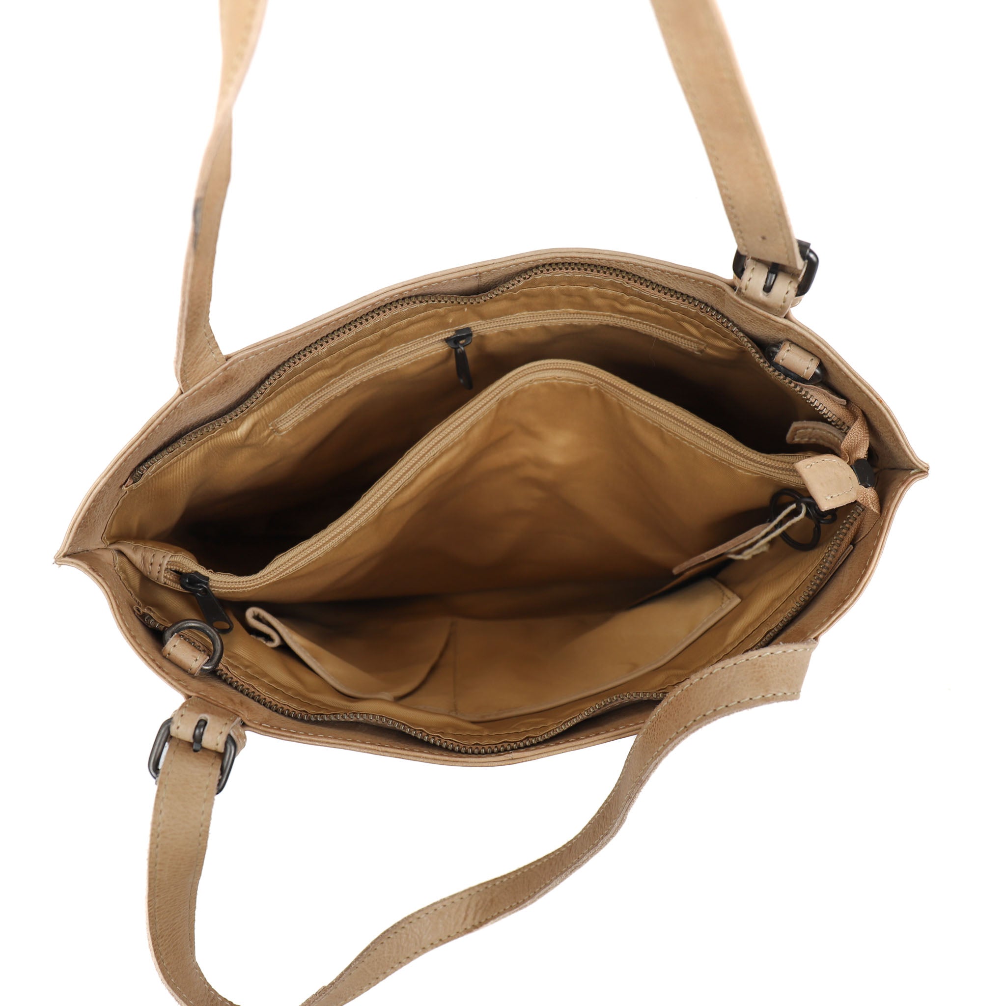 Hand-/schoudertas 'Yvonne' beige