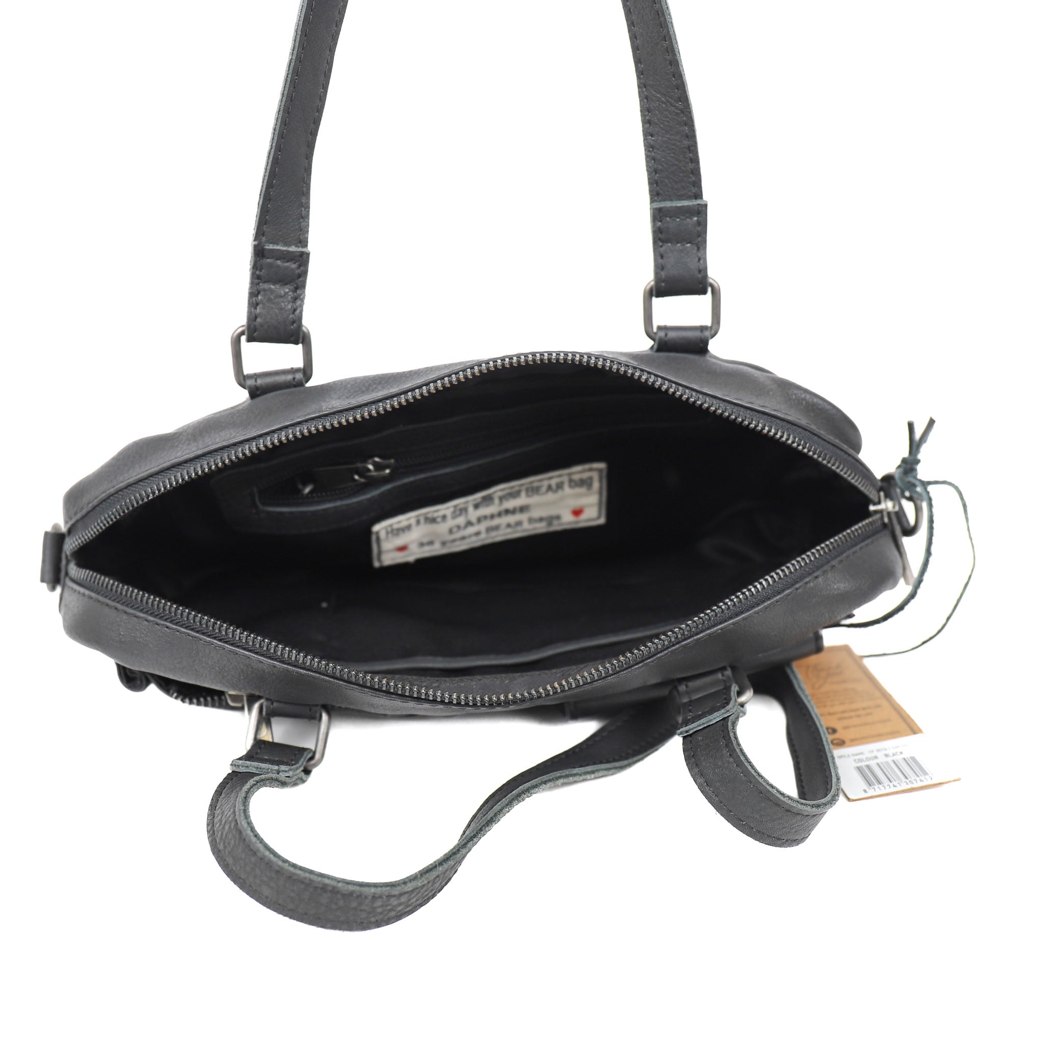 Hand/shoulder bag 'Daphne' black