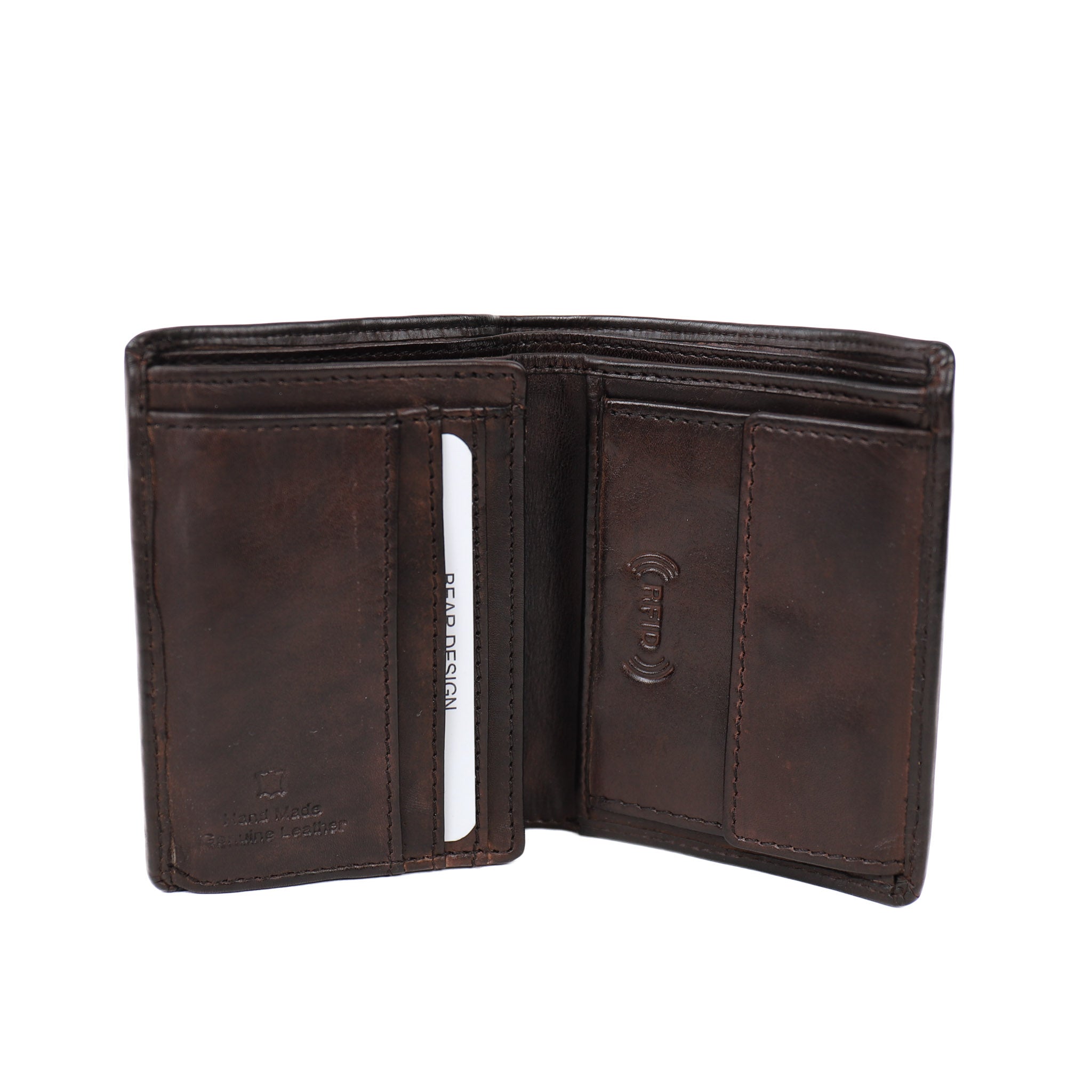 Billfold 'Remo' dark brown