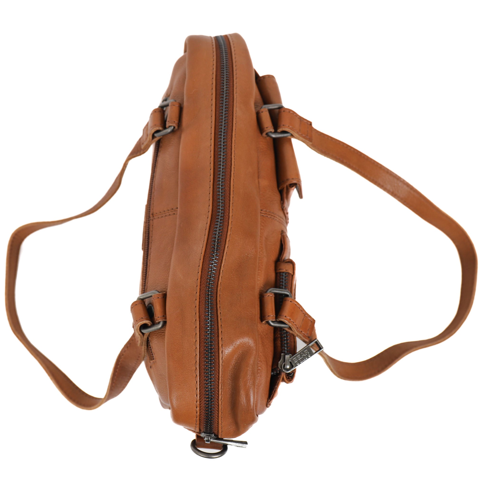 Hand/shoulder bag 'Daphne' cognac