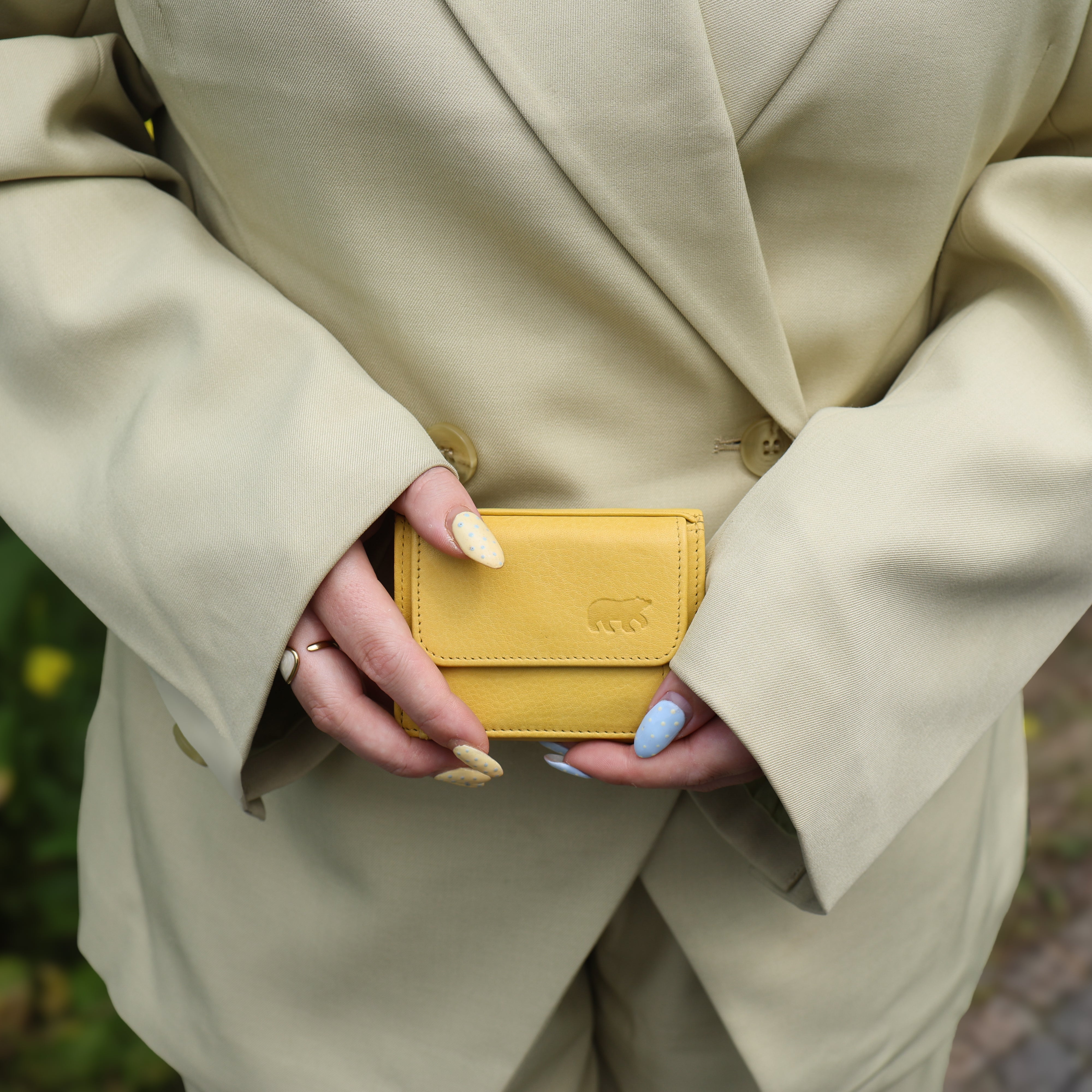 RFID Portemonneetje 'Nana' butter yellow