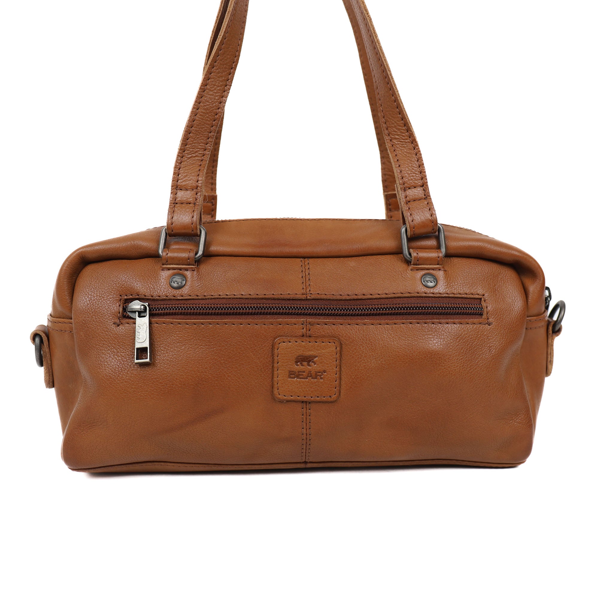 Hand/shoulder bag 'Daphne' cognac
