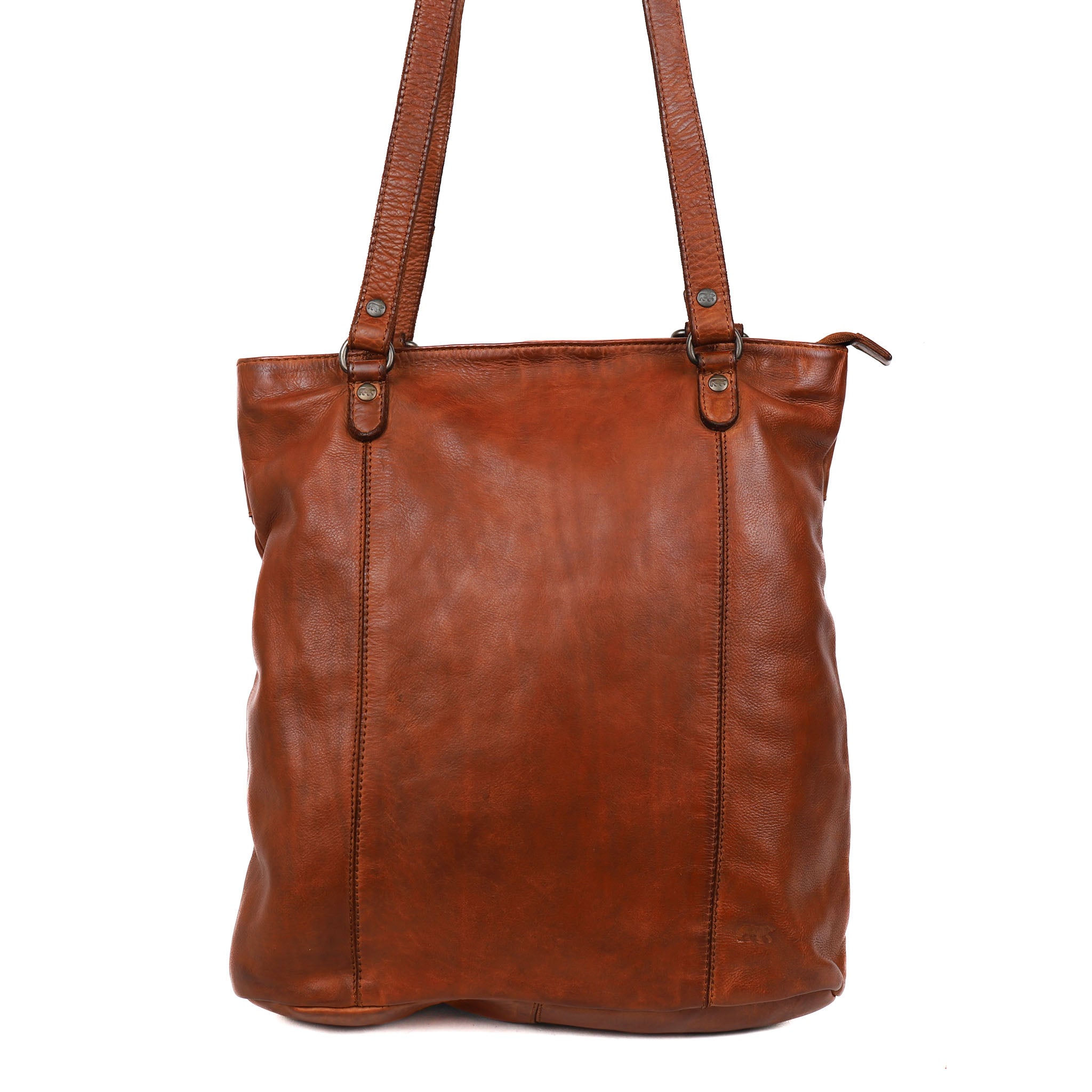 Rugzak/schoudertas 'Sandy' L cognac
