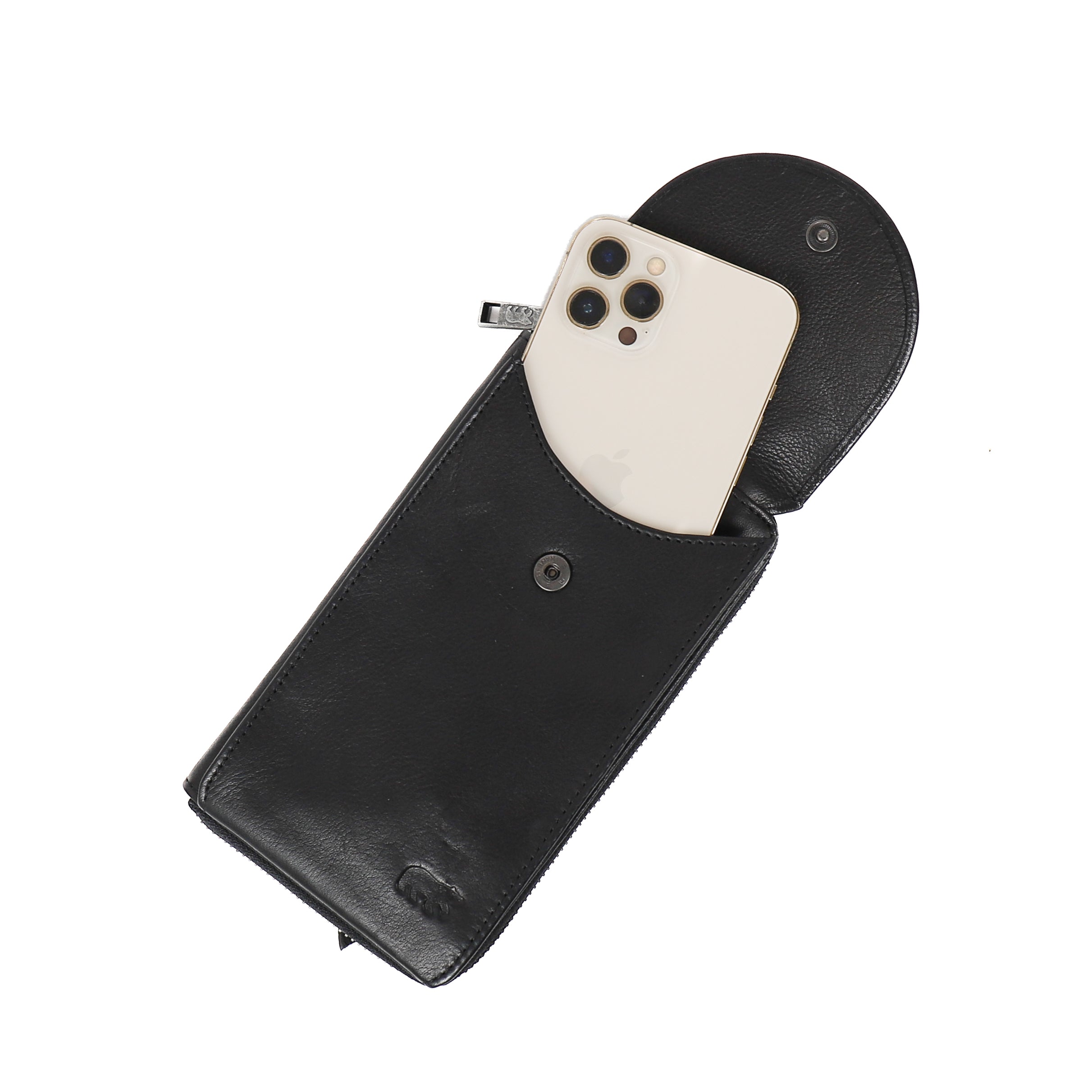 Telefoontasje 'Patty' zwart