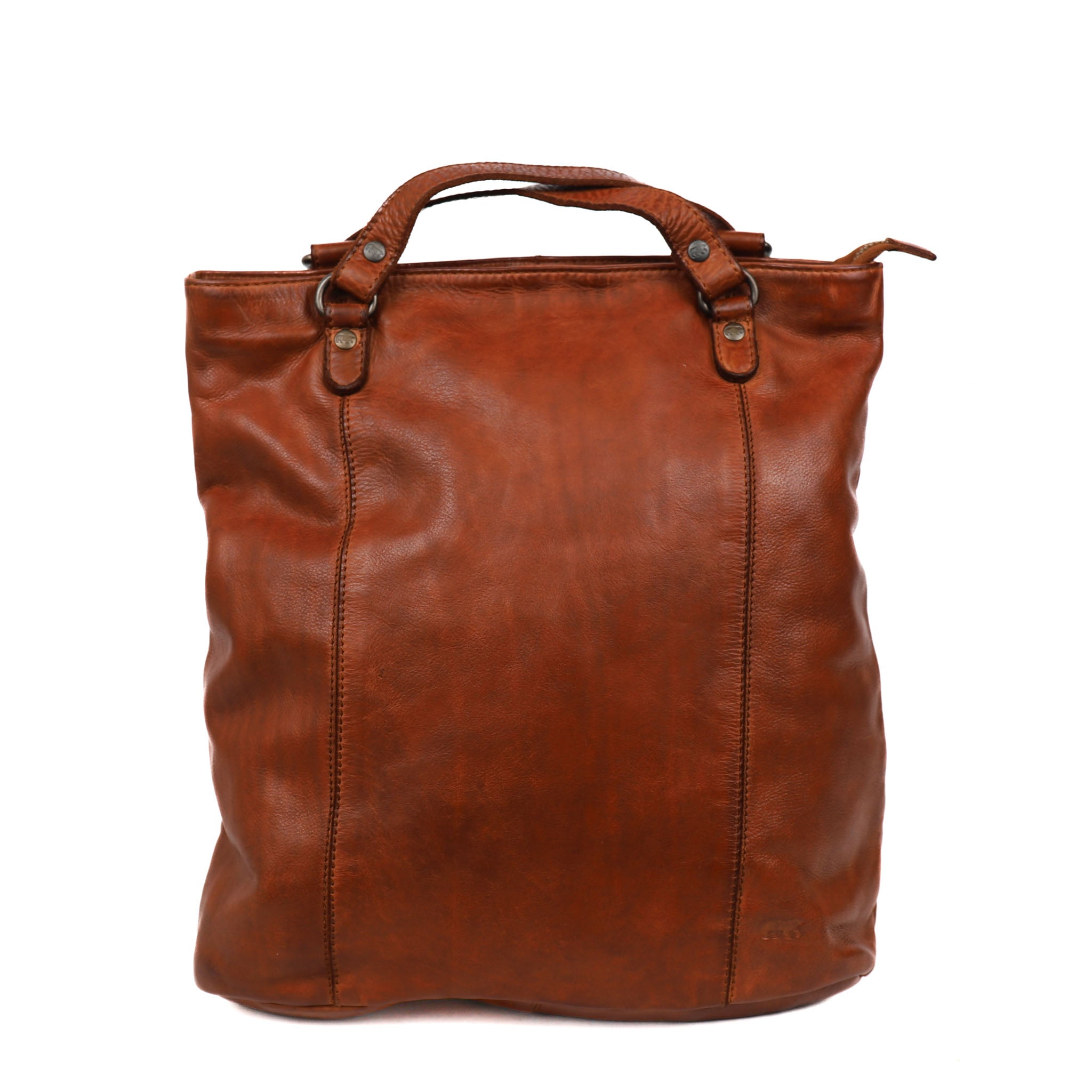 Rugzak/schoudertas 'Sandy' L cognac